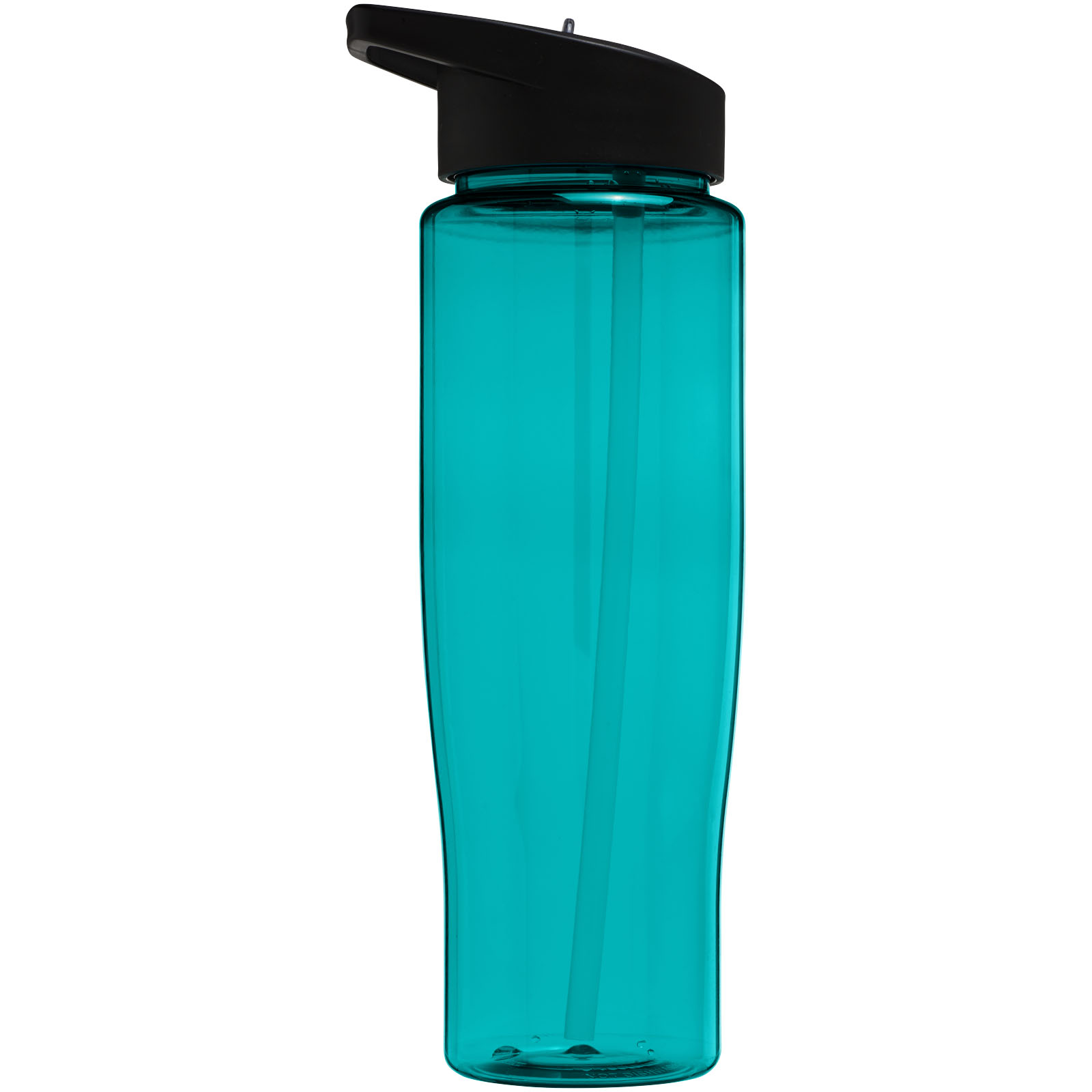 H2O Active® Tempo 700 ml Sportflasche mit Ausgussdeckel aquablau, schwarz