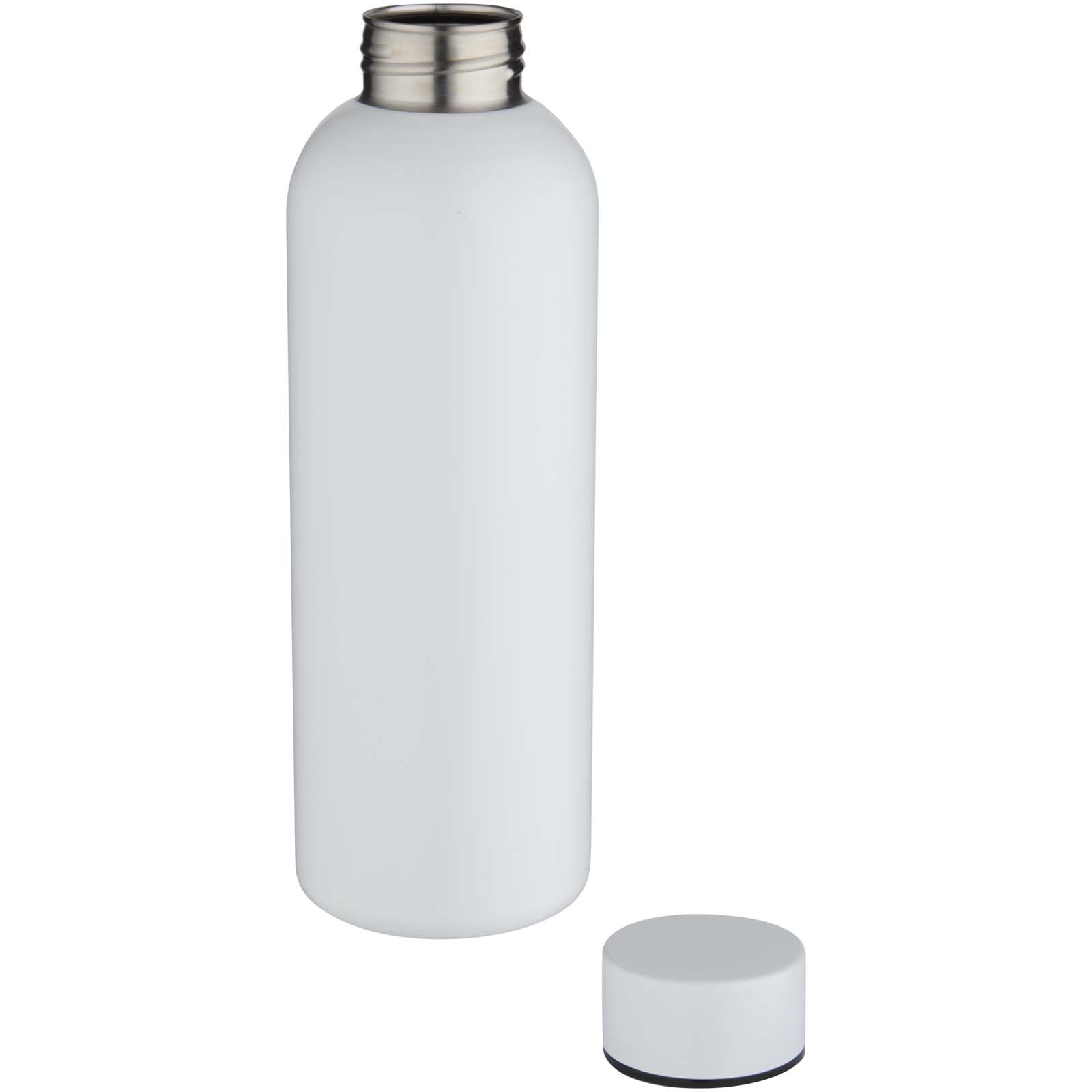 Spring 750 ml RCS-zertifizierte einwandige Trinkflasche aus recyceltem Edelstahl weiss