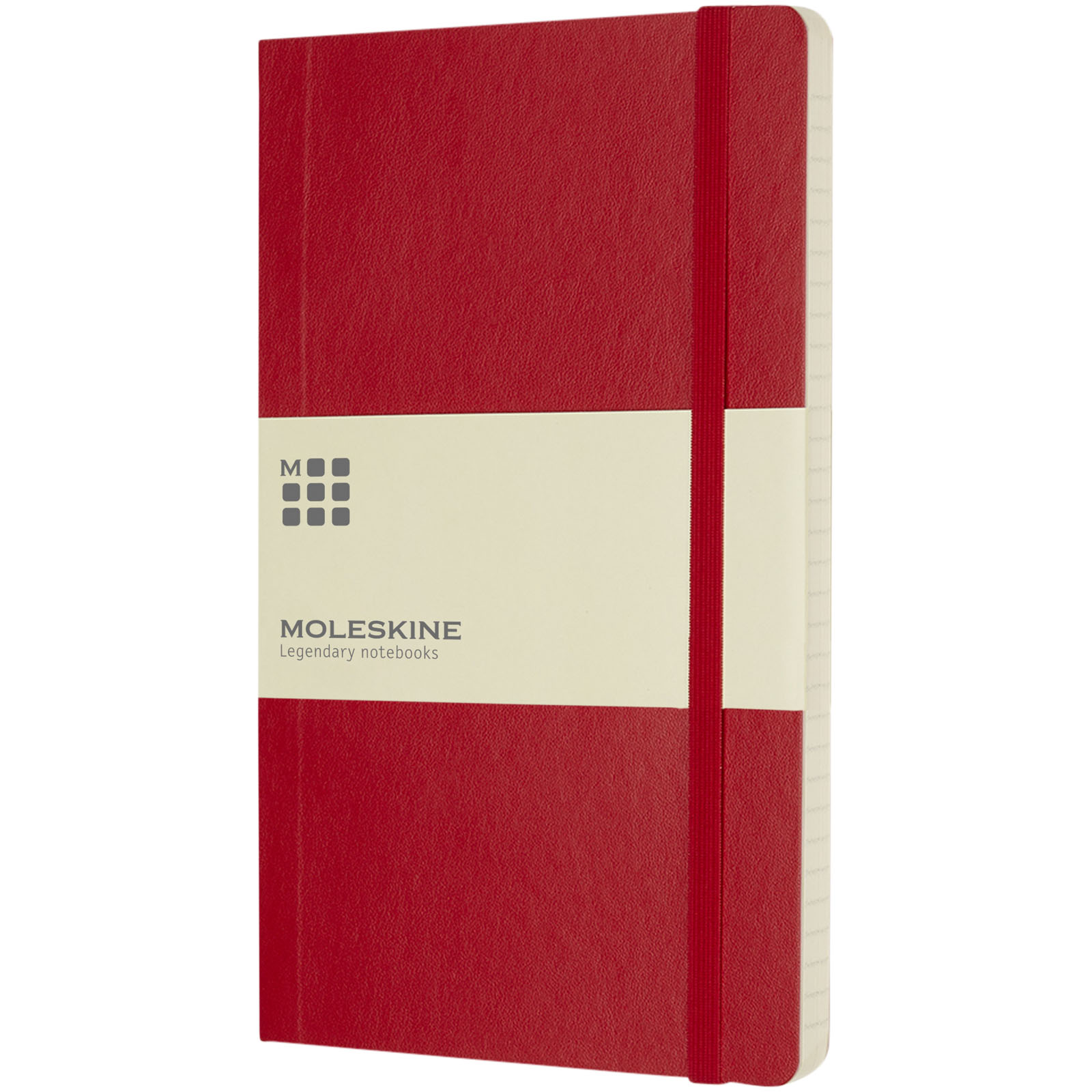 Moleskine Classic Softcover Notizbuch L – liniert scharlachrot