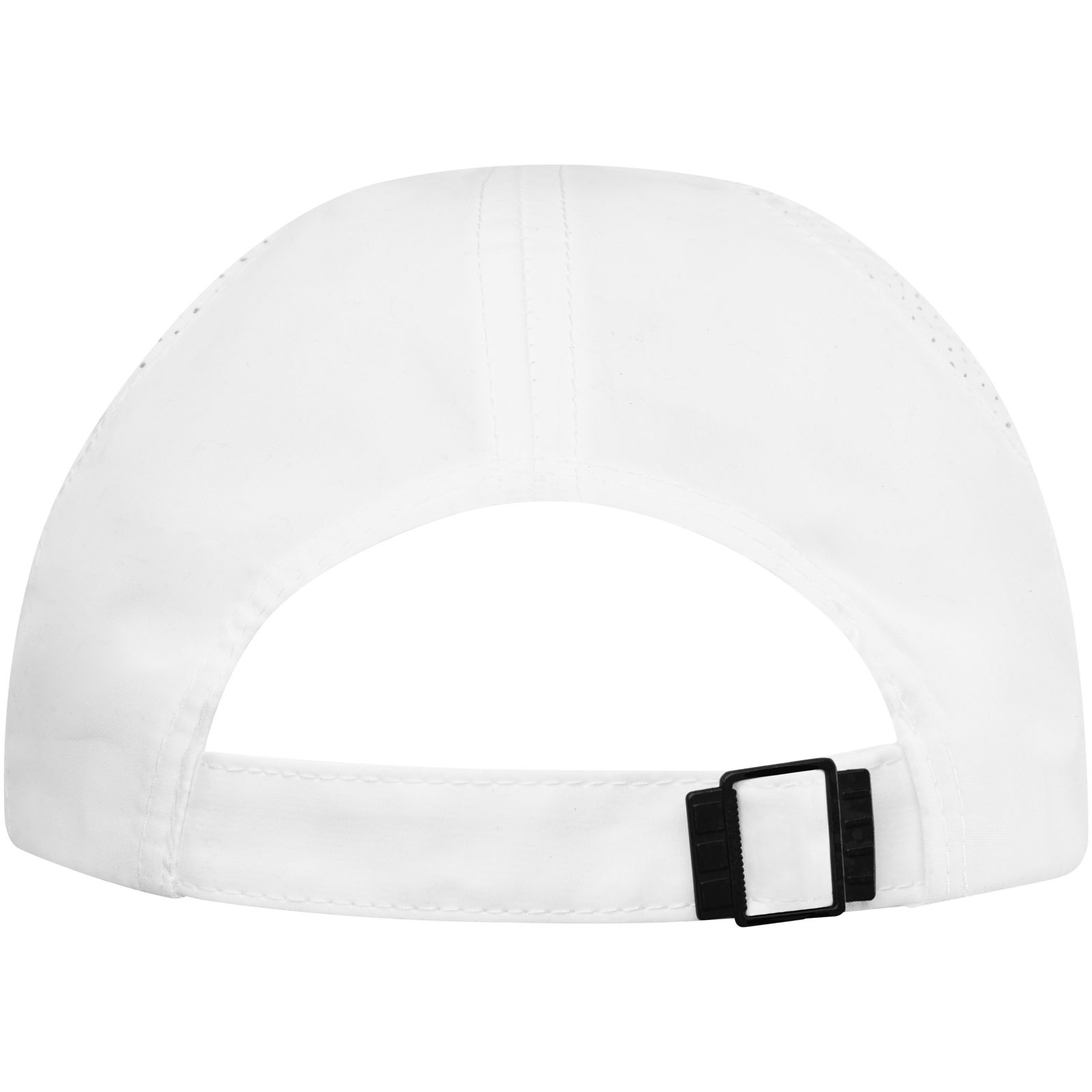Morion 110 g/m² GRS recycelte Cool Fit Kappe mit sechs Segmenten weiss