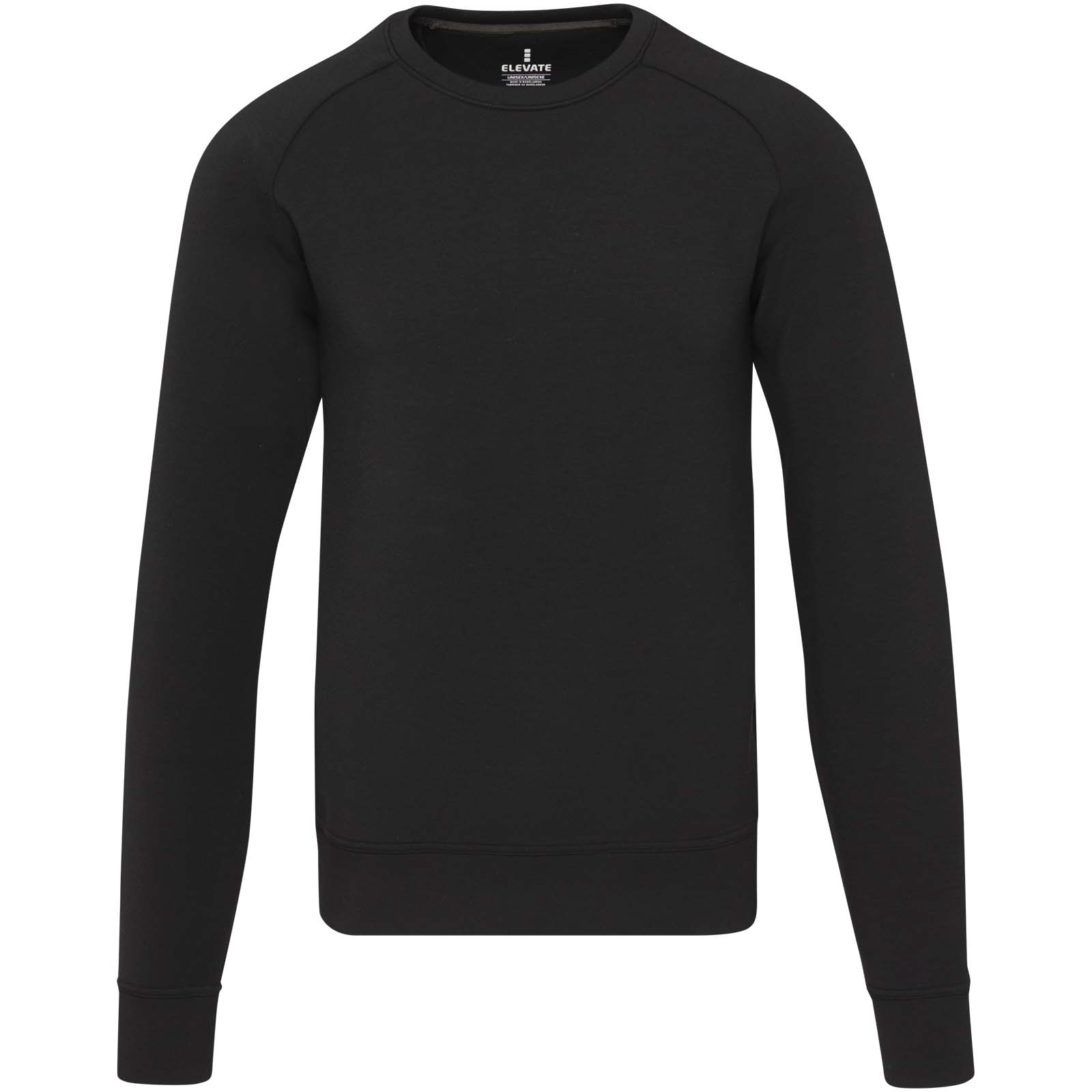 Yukon 350 g/m² Sportpullover mit Rundhalsausschnitt und Interlock Strick Unisex schwarz
