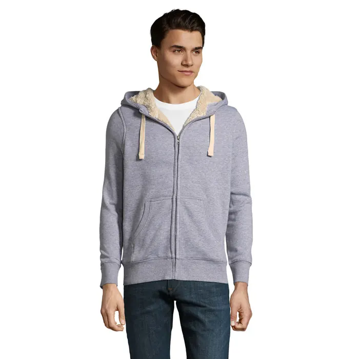 Unisex-Jacke mit Reißverschluss Sherpa
