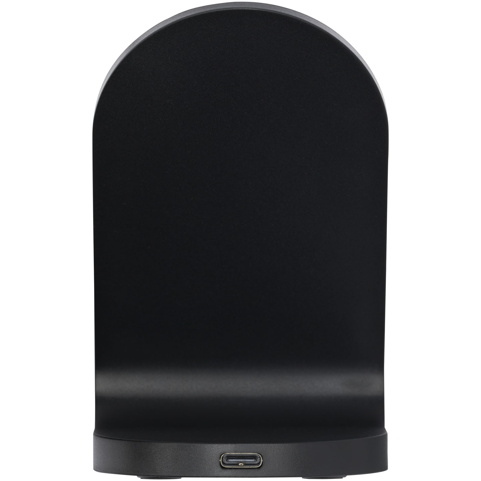 Loop kabellose Ladestation mit 15W Doppelspule aus recyceltem RCS Kunststoff schwarz