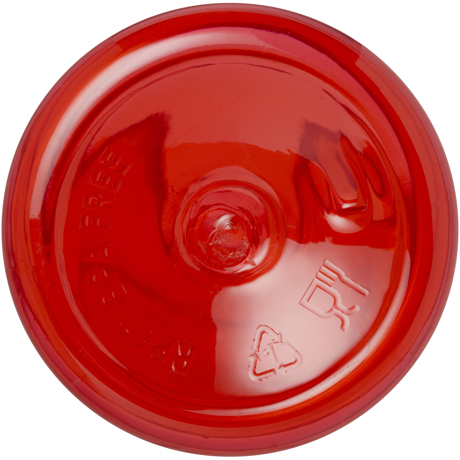 Bodhi 500 ml Sportflasche aus RPET transparent rot