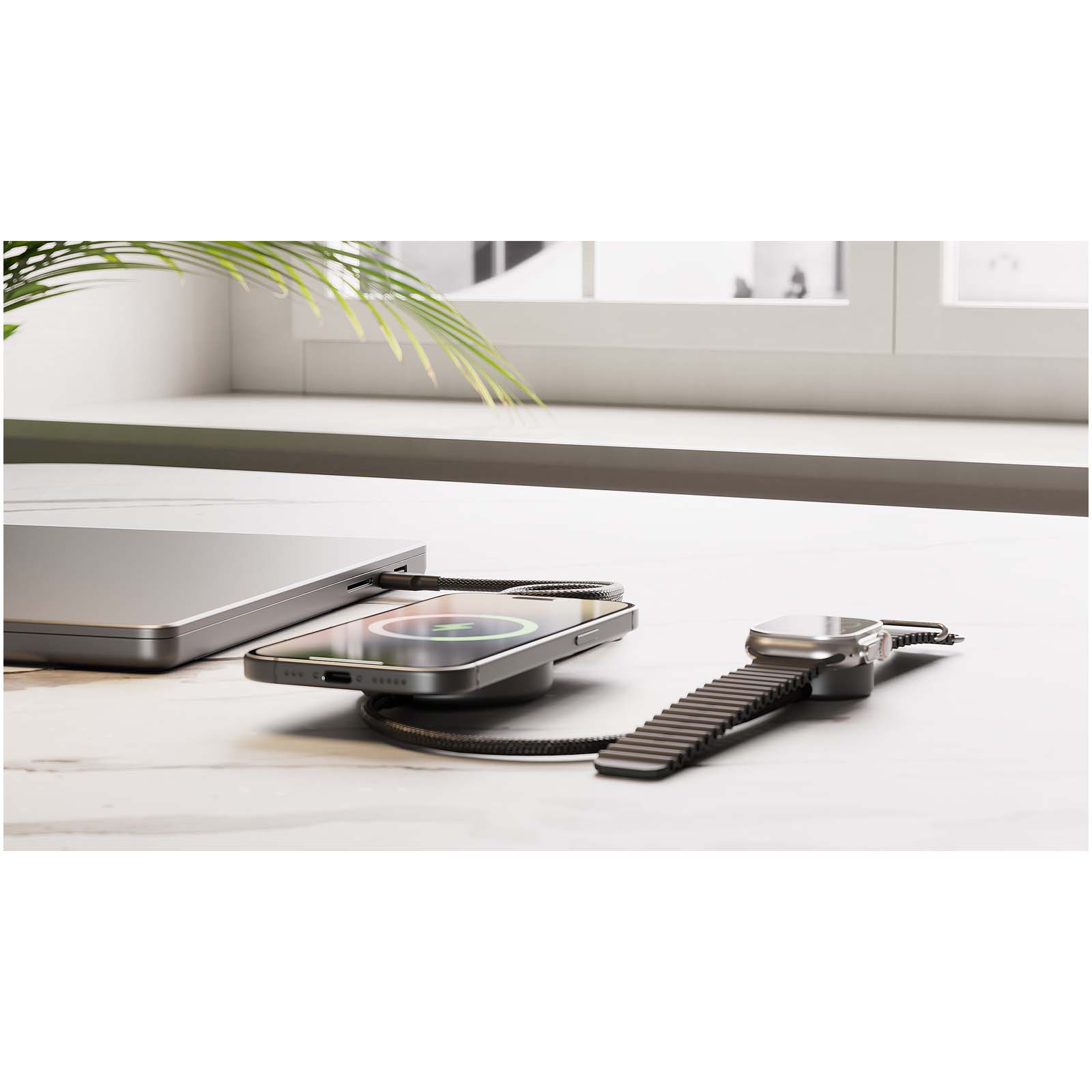 Zens Pro 2 15 W duales Ladekabel schwarz