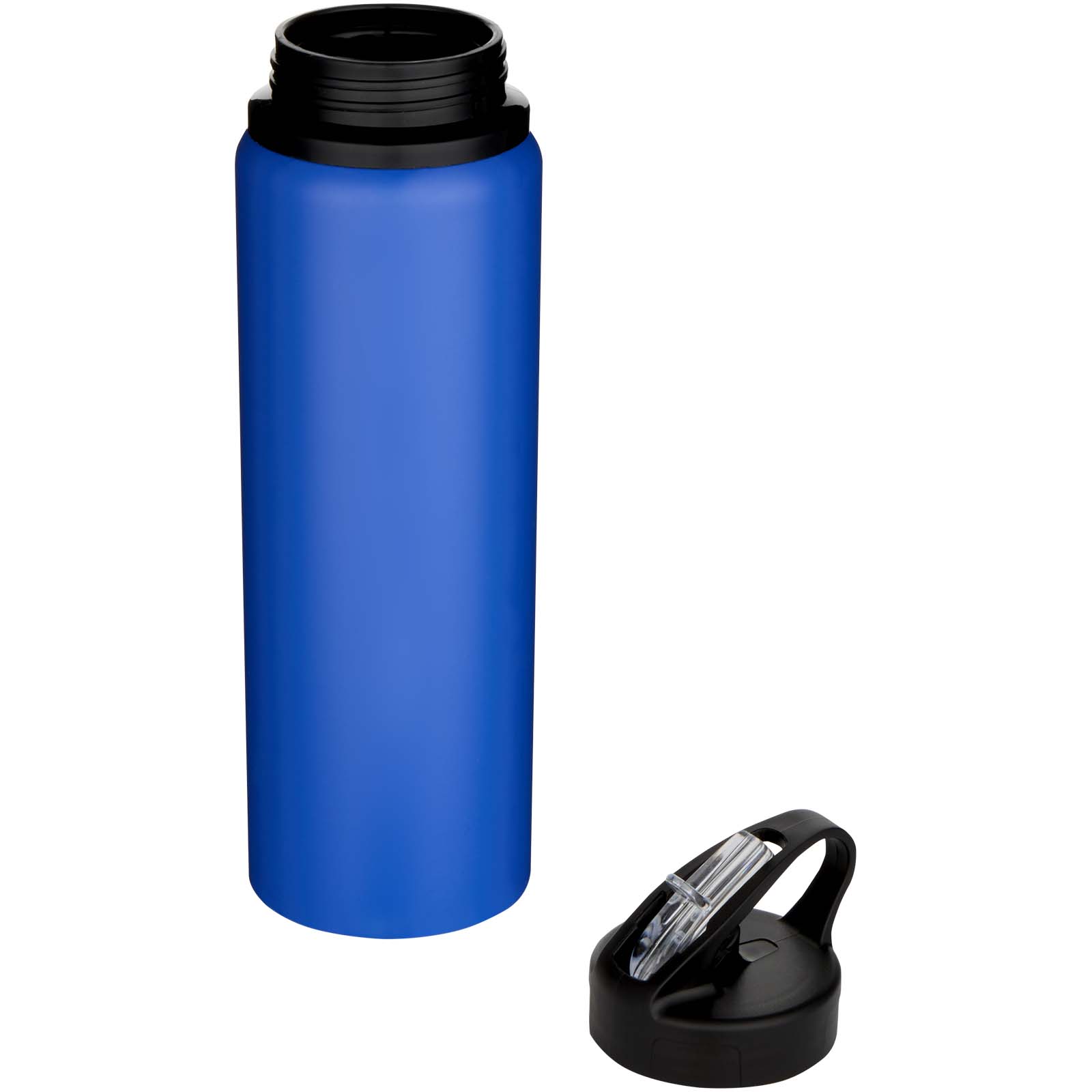 Fitz 800 ml RCS-zertifizierte, einwandige Trinkflasche aus recyceltem Edelstahl royalblau