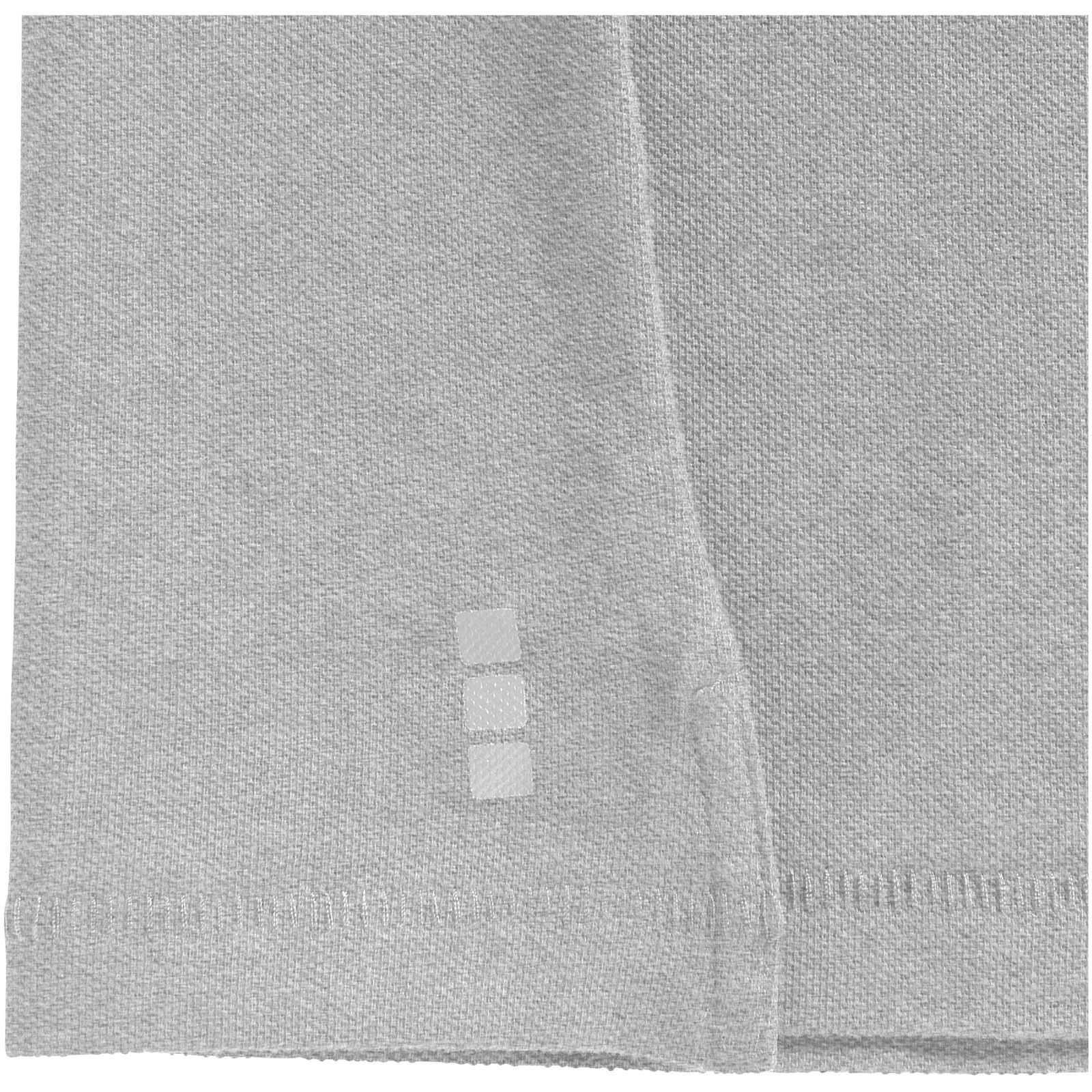 Calgary 180 g/m² Langarm Poloshirt für Damen grau meliert