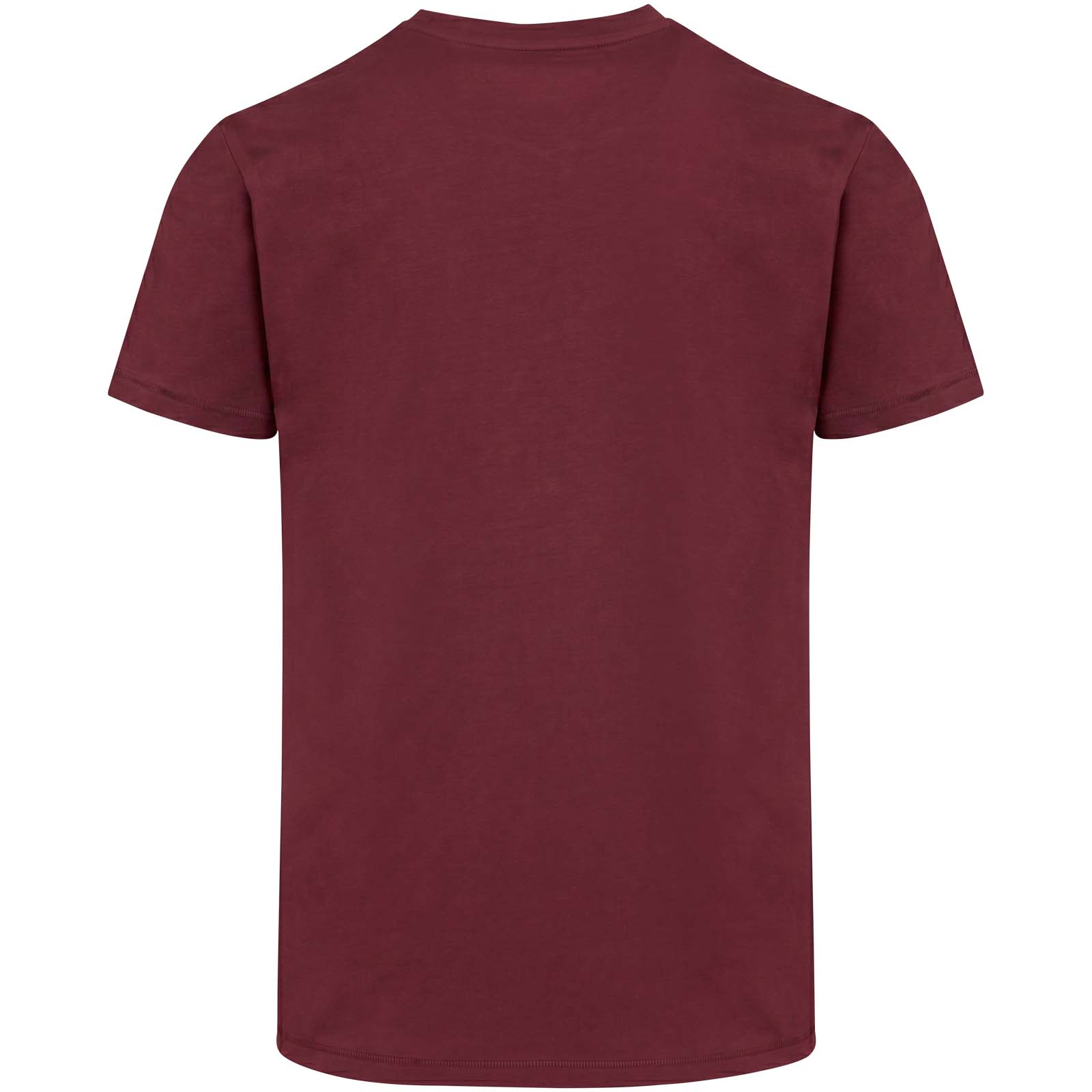 Balfour 200 g/m² Kurzärmeliges T-Shirt Bio Baumwolle (OCS), unisex Tiefes Burgunderrot