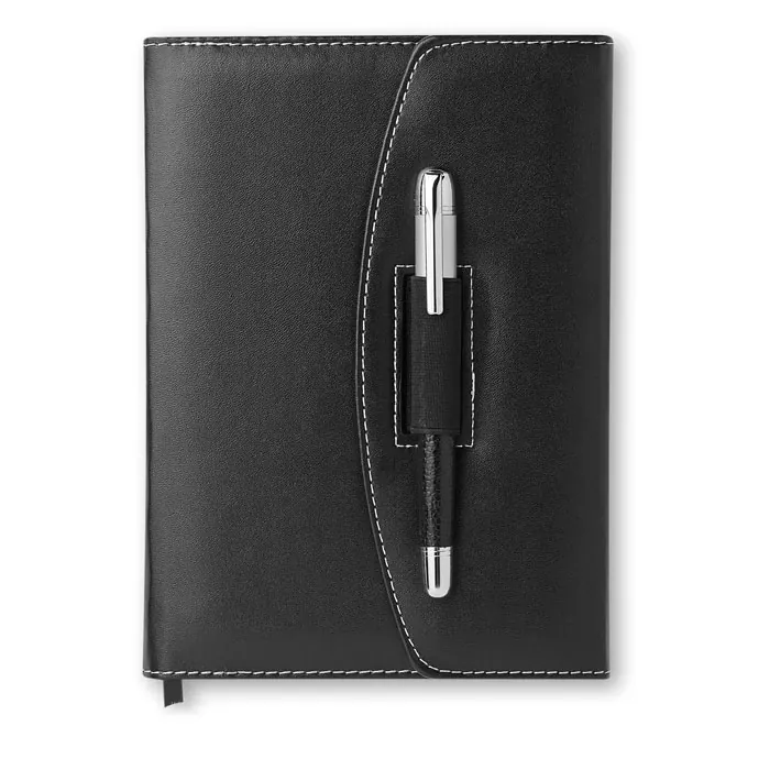 Portfolio mit Kugelschreiber
