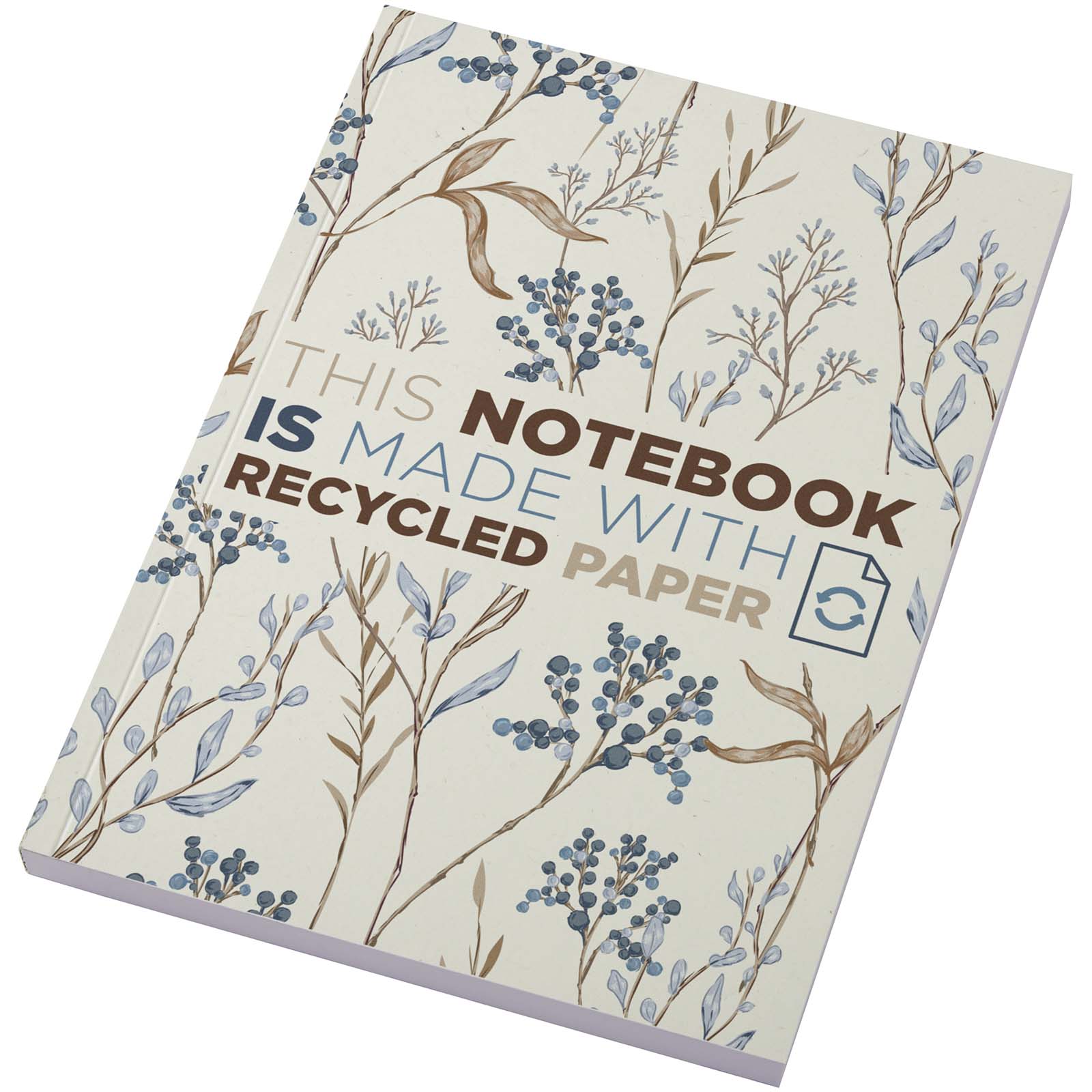Novella Austen Colours A5 Softcover Notizbuch aus Recyclingmaterial – 100 Blatt elfenbeinweiß