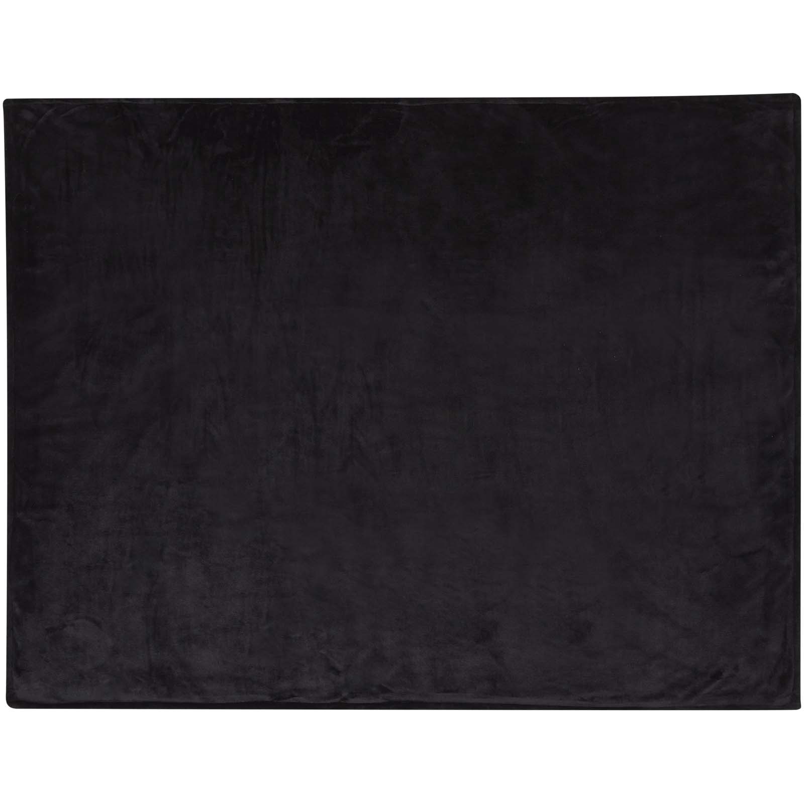 Ashen GRS-recycelte Sherpa Decke schwarz