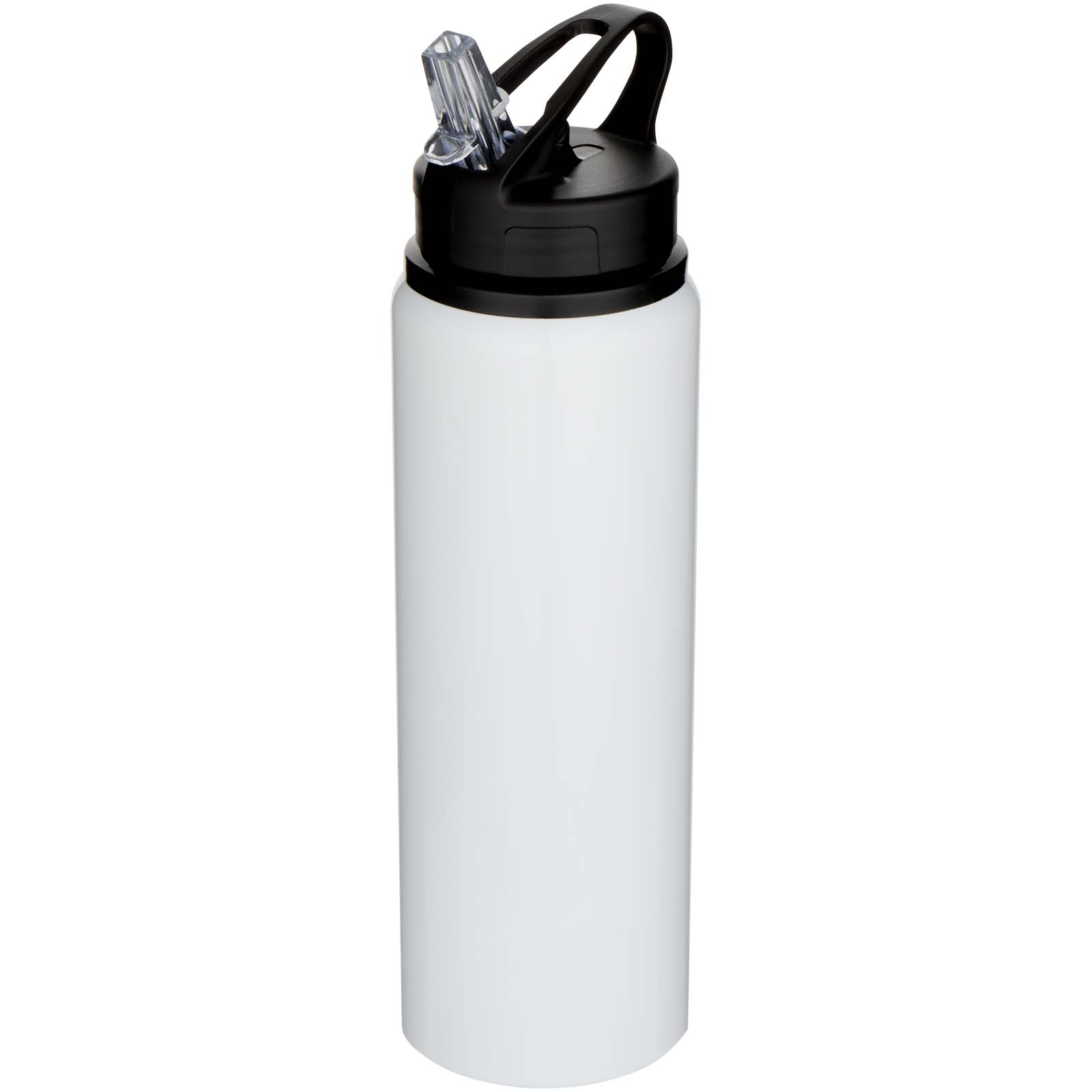 Fitz 800 ml RCS-zertifizierte, einwandige Trinkflasche aus recyceltem Edelstahl weiss