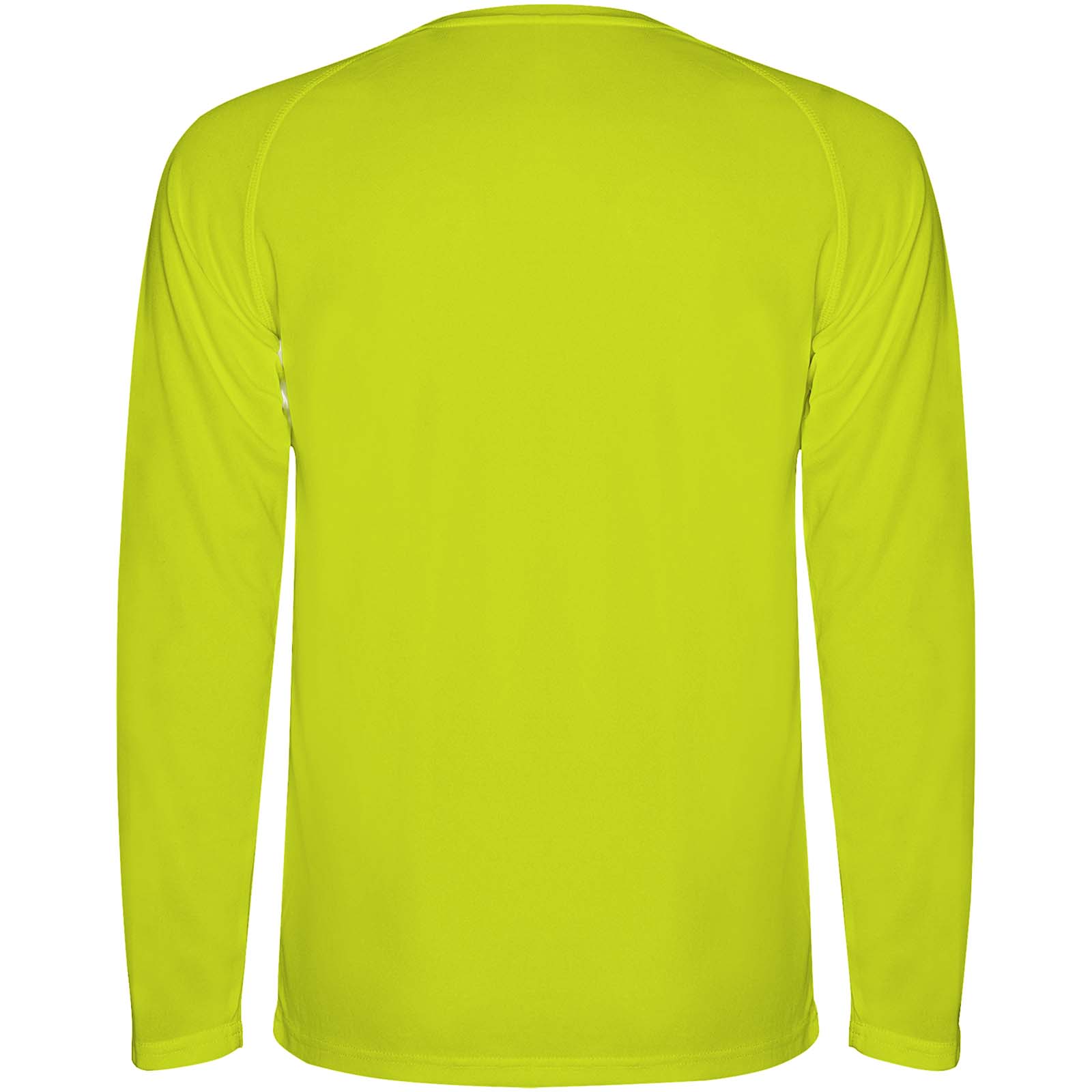Montecarlo 150 g/m² Langarm Sport-Shirt für Männer fluorgelb