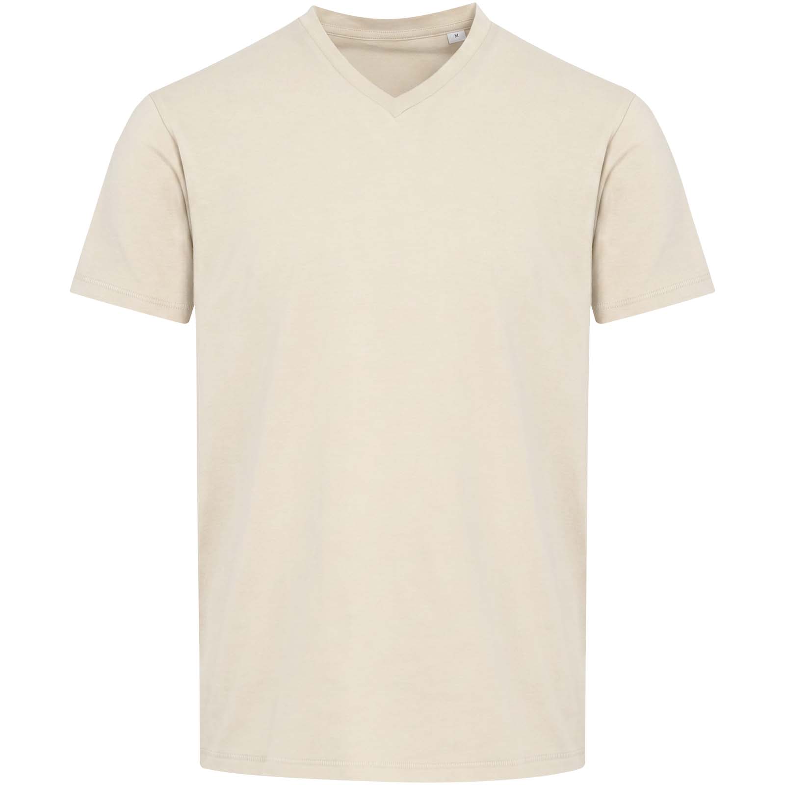 Balfour 200 g/m² Kurzärmeliges T-Shirt V-Ausschnitt Bio Baumwolle (OCS), unisex sandstone