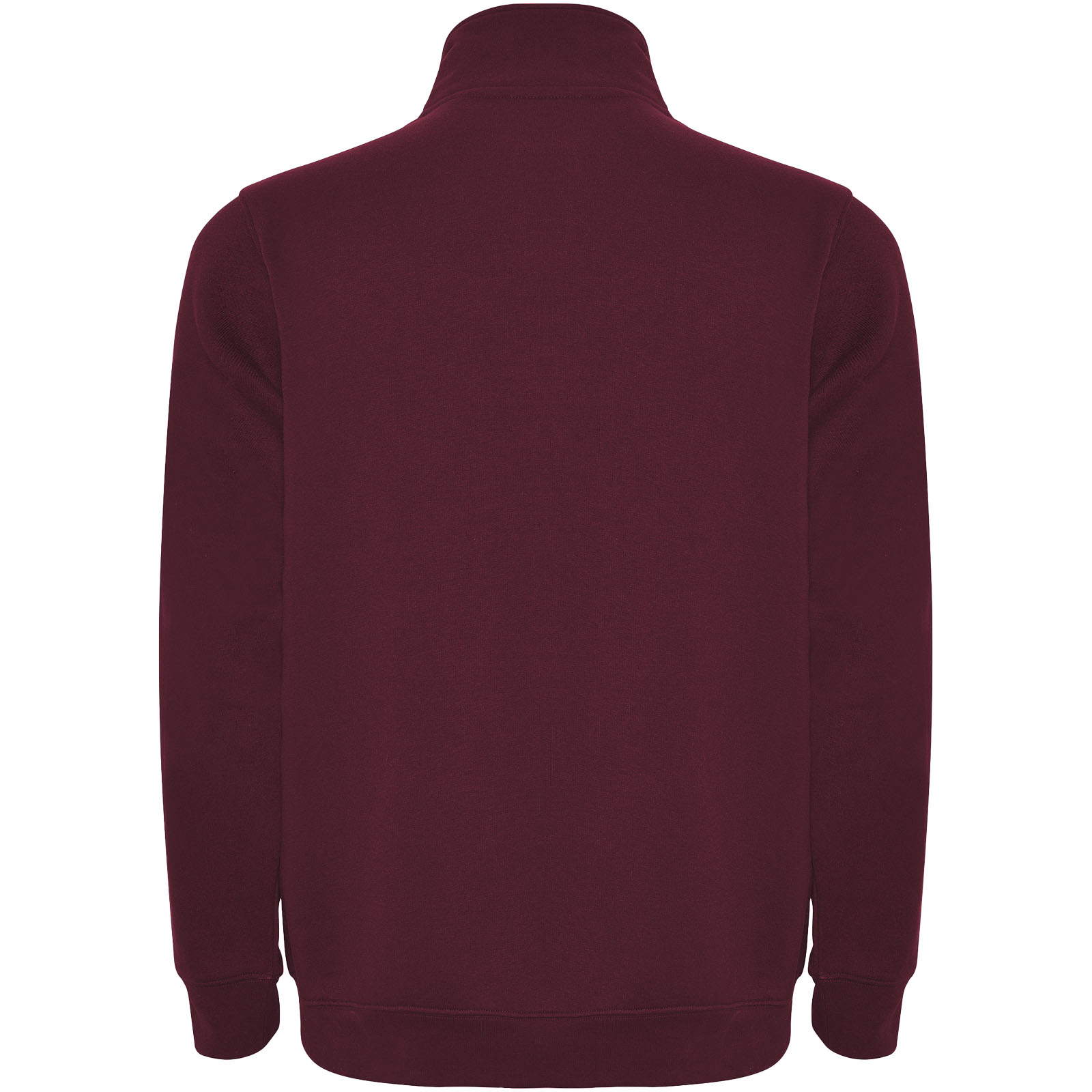 Aneto 280 g/m² Pullover mit Viertelreißverschluss granatrot