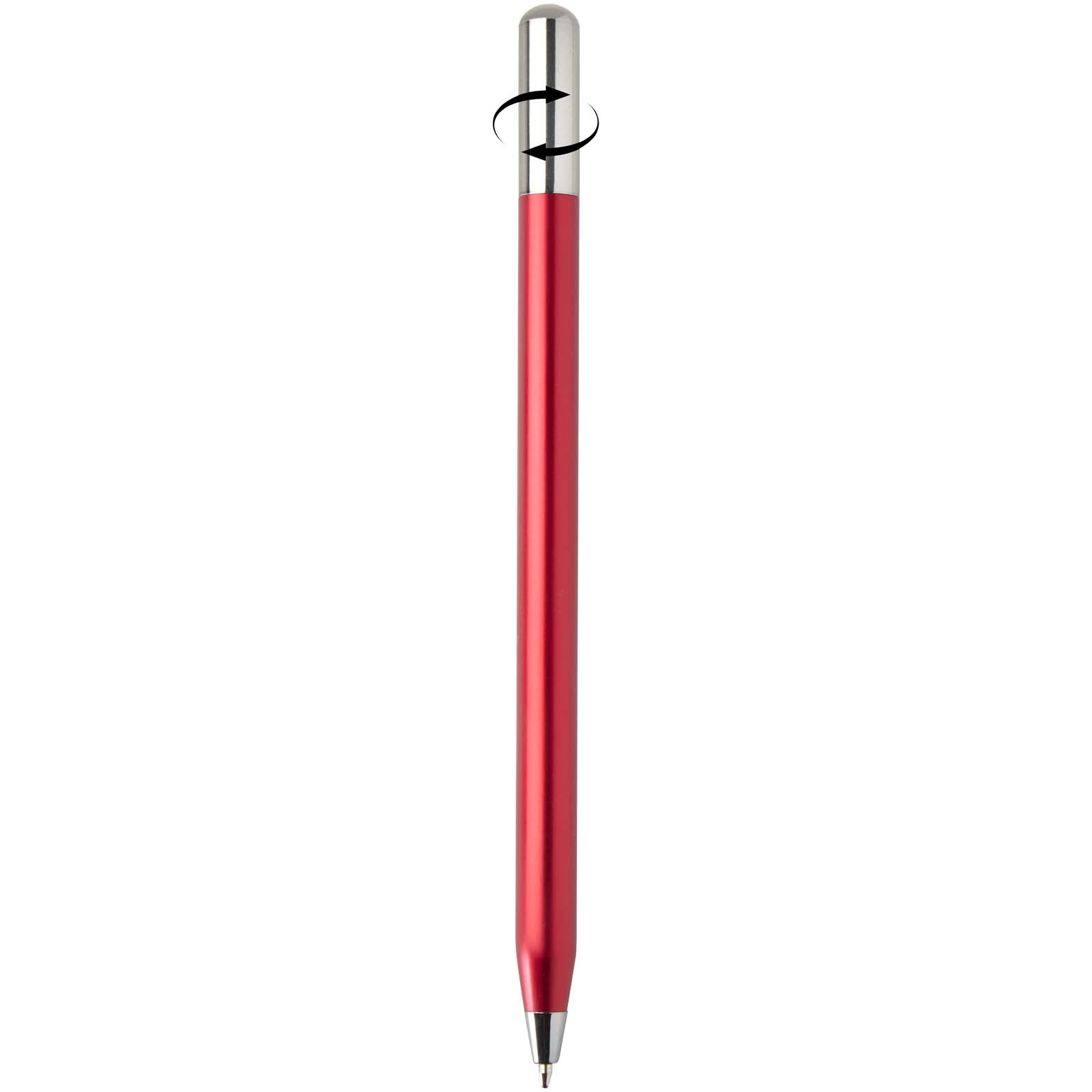 SMART Kugelschreiber aus recyceltem Aluminium (schwarze Tinte) rot