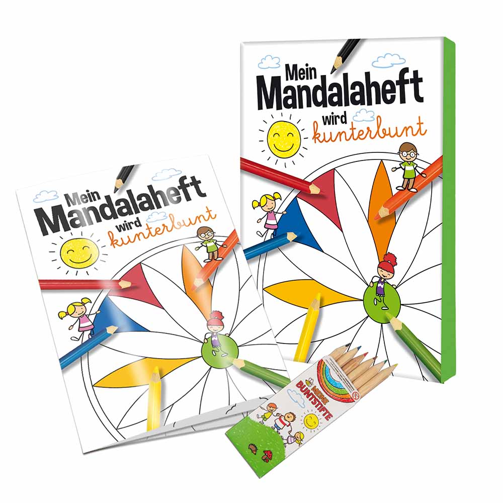 Malbuch / Mal-Set A5 - Mandala