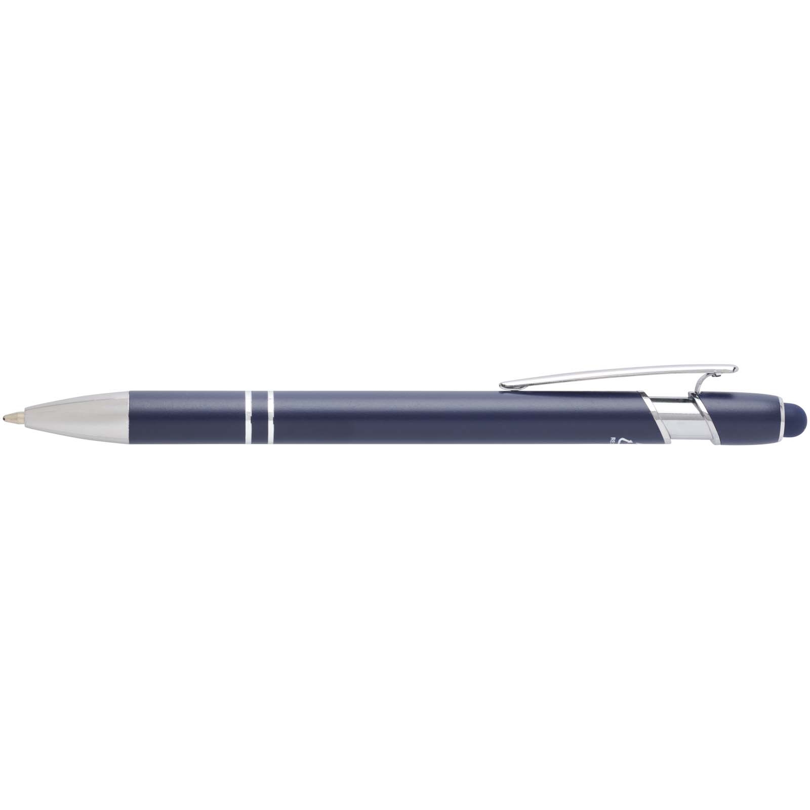Kish Kugelschreiber mit silbernem Finish (blaue Mine) navy