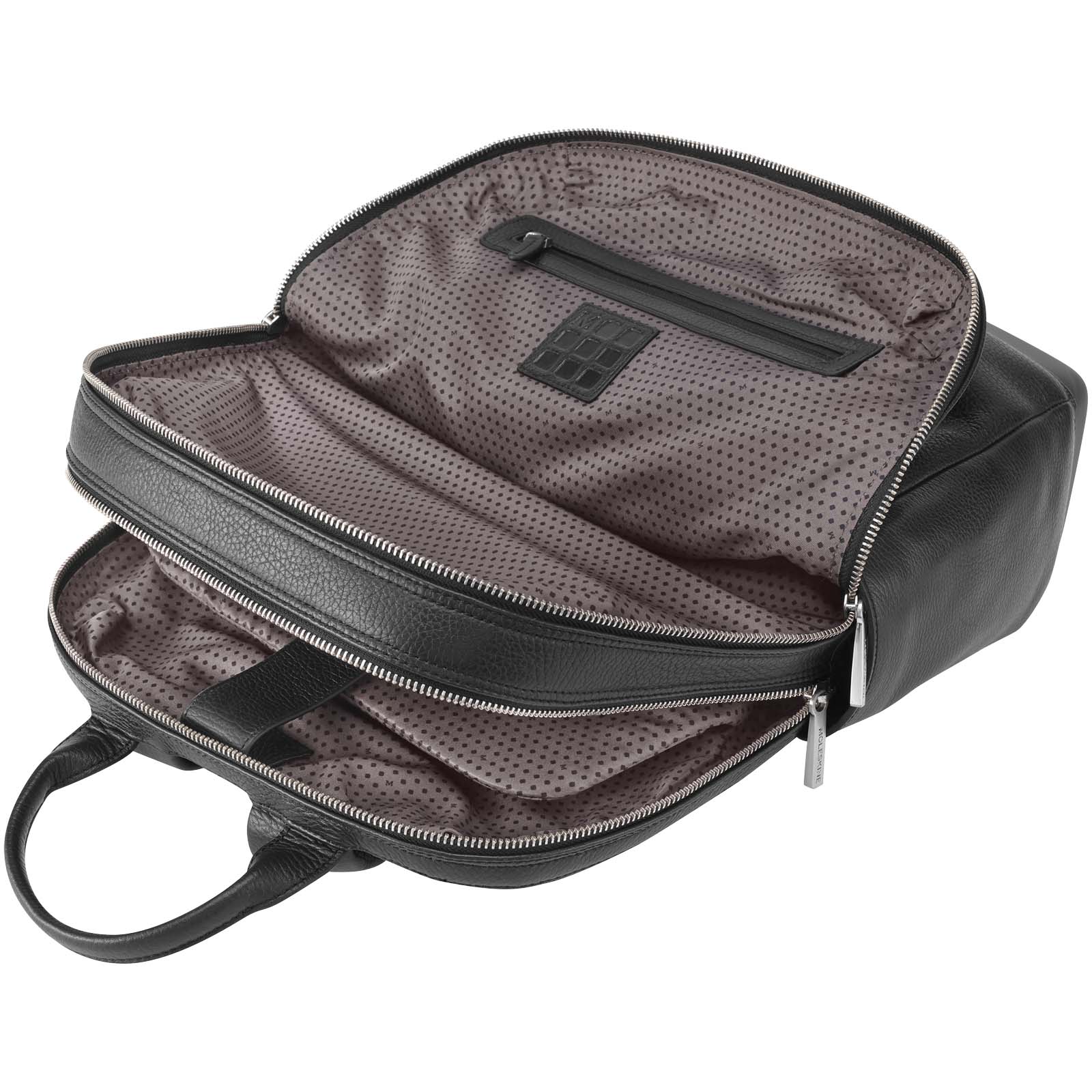 Moleskine Classic Pro Rucksack aus Leder schwarz