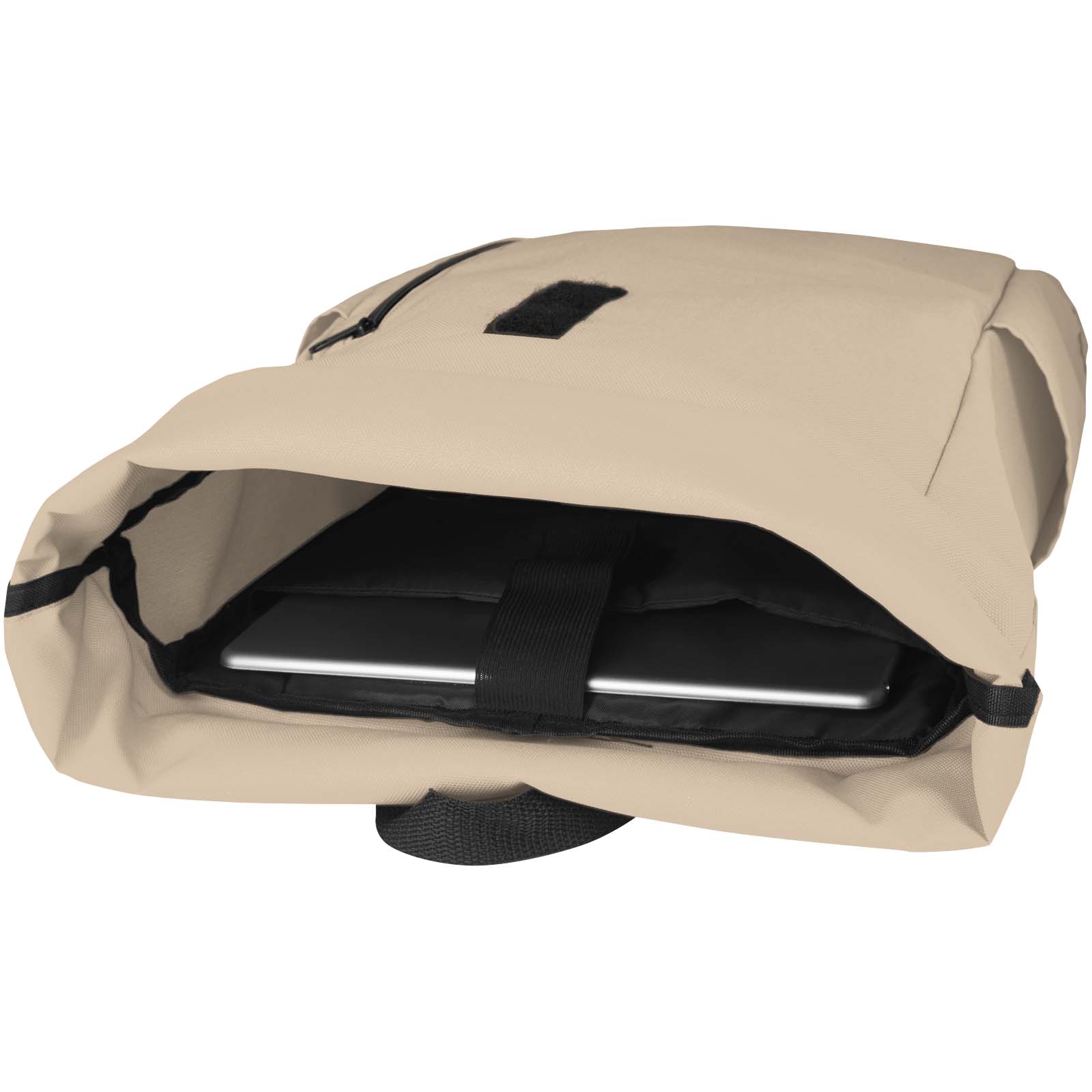 Byron 15,6" GRS RPET Roll-Top Rucksack 18 L oatmeal
