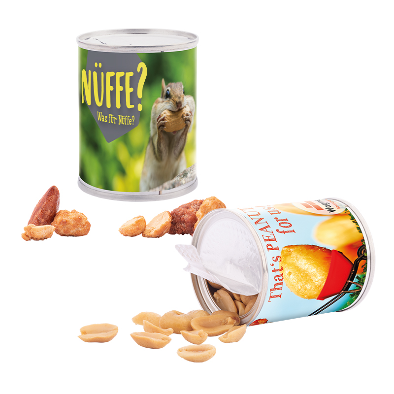 Snack Dose, Erdnüsse geröstet und gesalzen