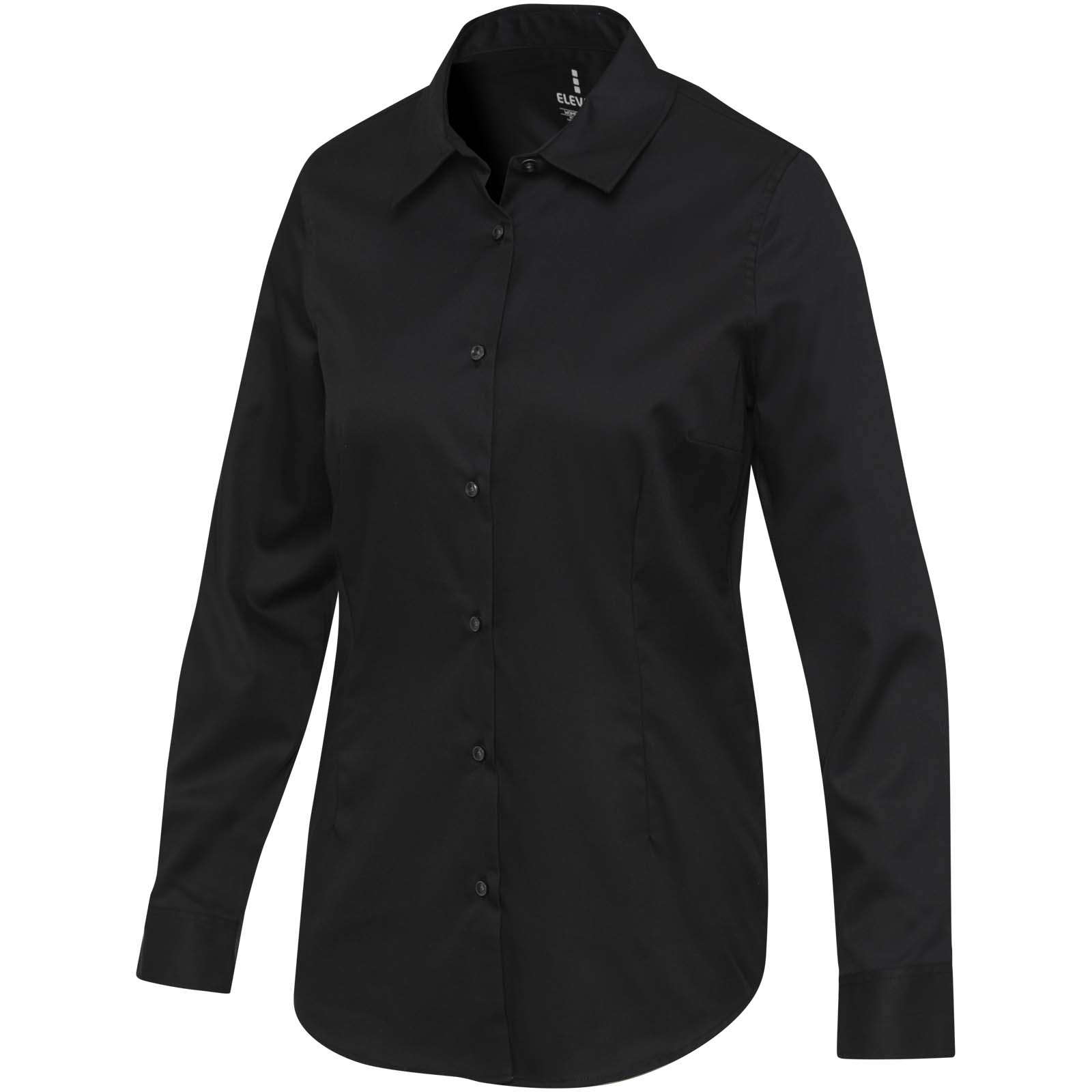 Citrine 185 g/m² Twill Bluse schwarz