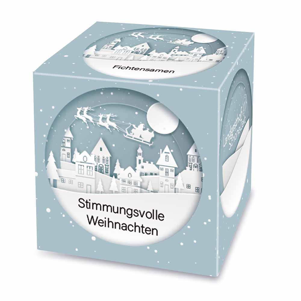 Pflanz-Würfel 2.0 mit Samen - Weihnachten
