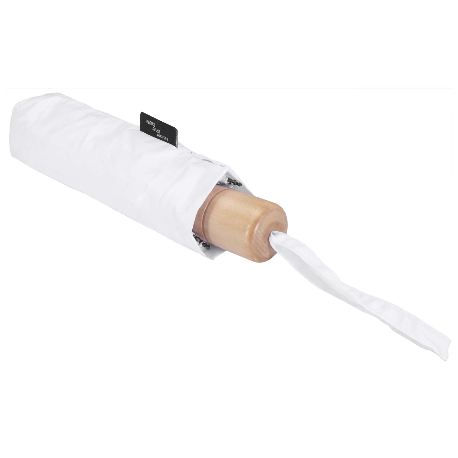 Dane 21" RPET Kompaktregenschirm weiss