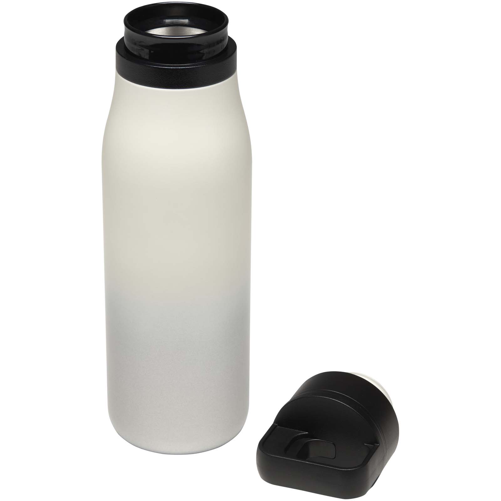 SMART 500 ml RCS doppelwandiger vakuumisolierter One-Touch Becher aus recyceltem Edelstahl weiss