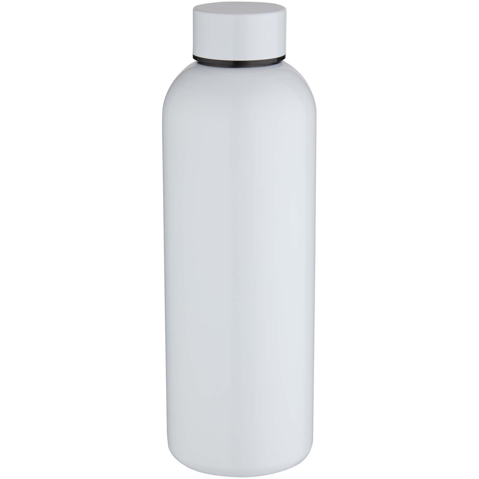 Spring 750 ml RCS-zertifizierte einwandige Sublimation Trinkflasche aus recyceltem Edelstahl weiss