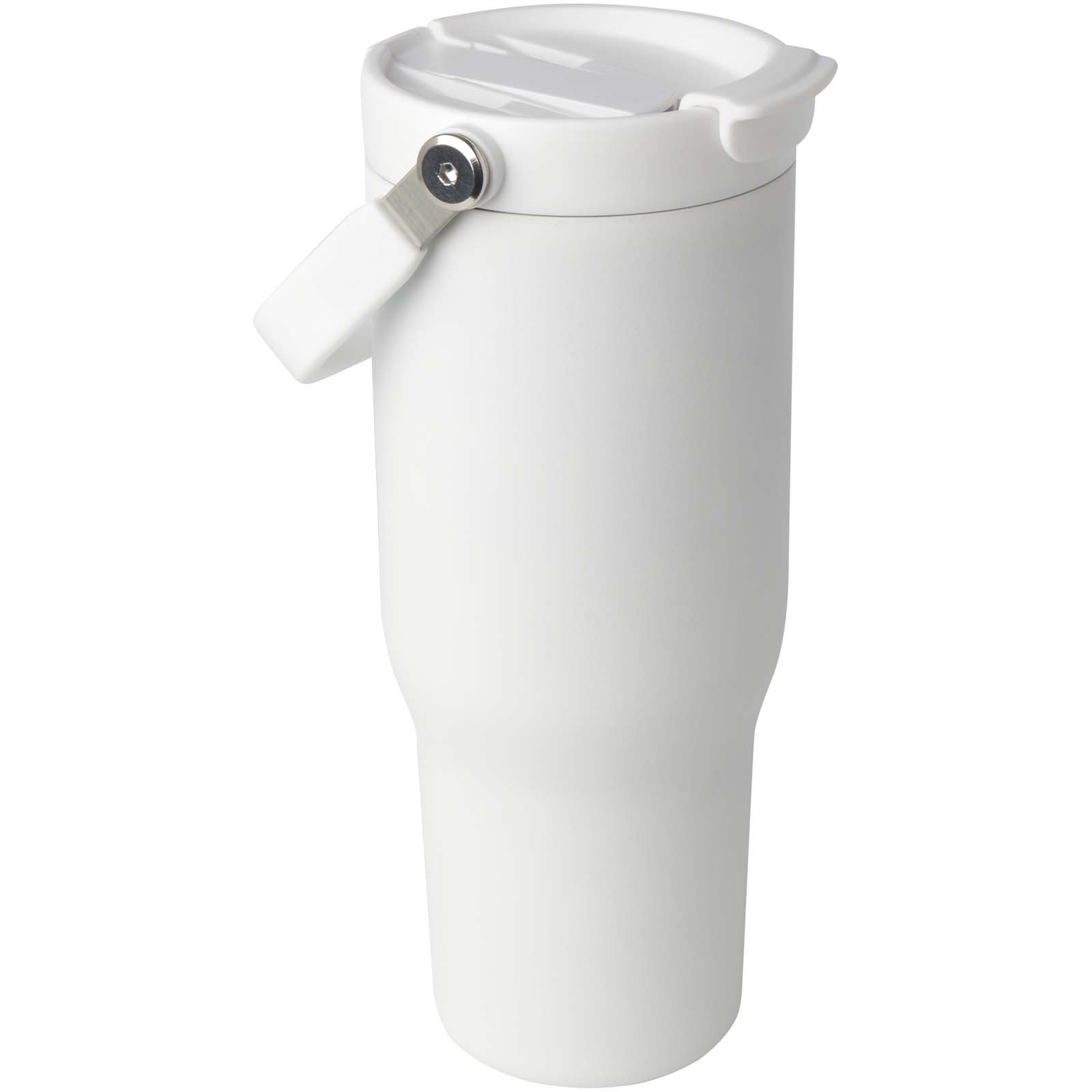 Bronx 900 ml RCS-zertifizierter Kupfer-Vakuum Isolierbecher aus Edelstahl mit Doppelfunktionsdeckel weiss