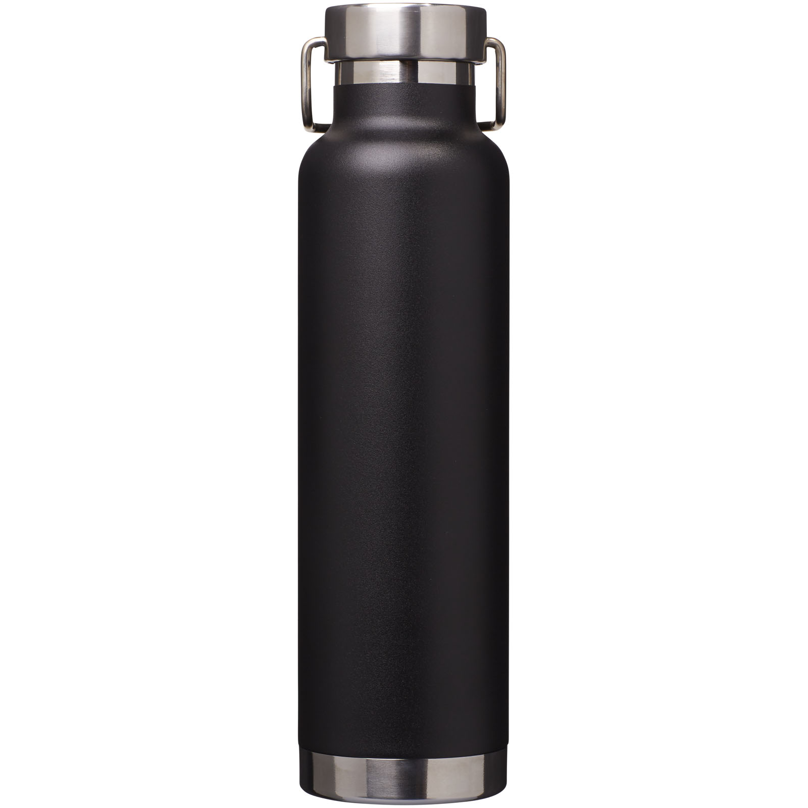 Thor 650 ml Kupfer-Vakuum Isoliersportflasche schwarz