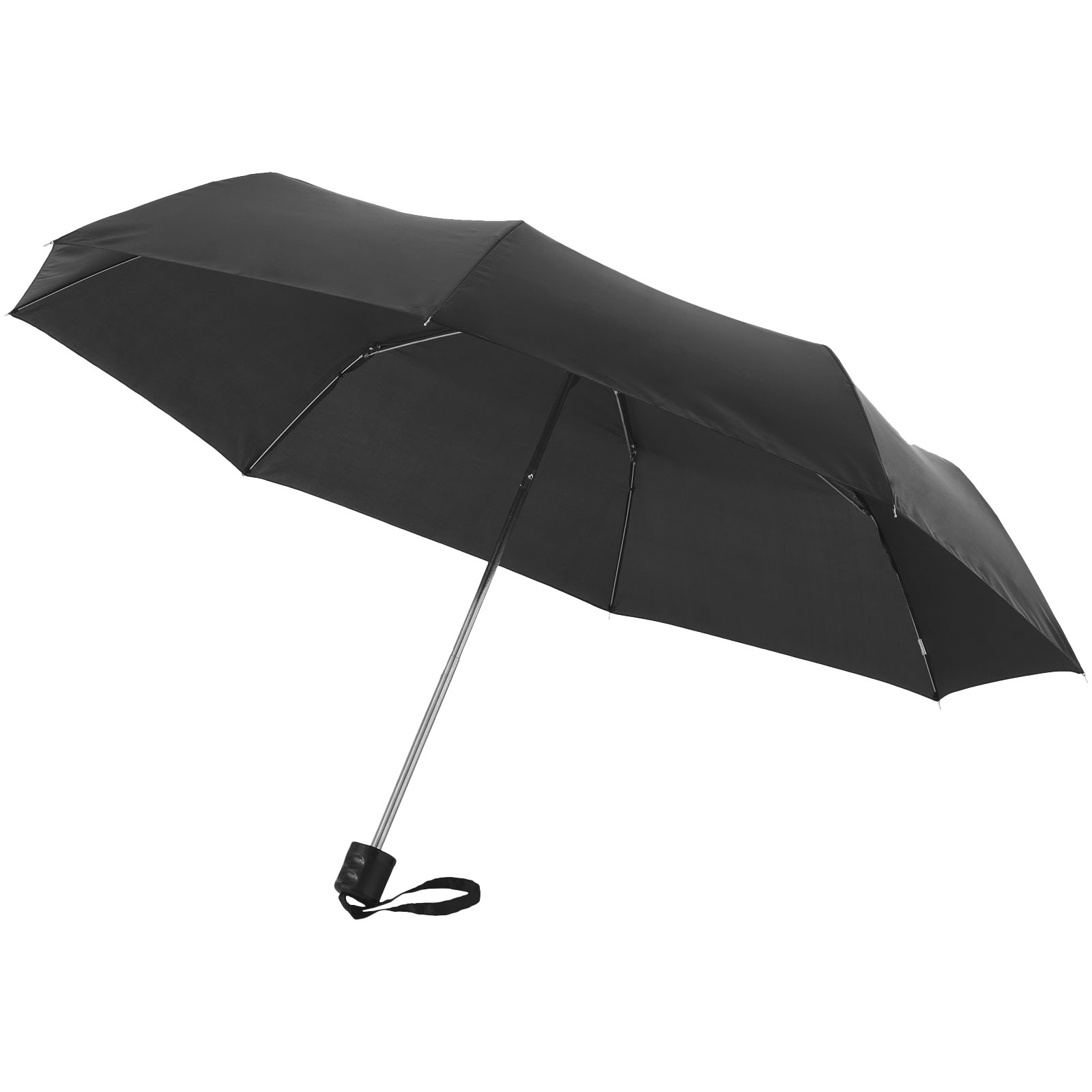 Ida 21,5" Kompaktregenschirm schwarz