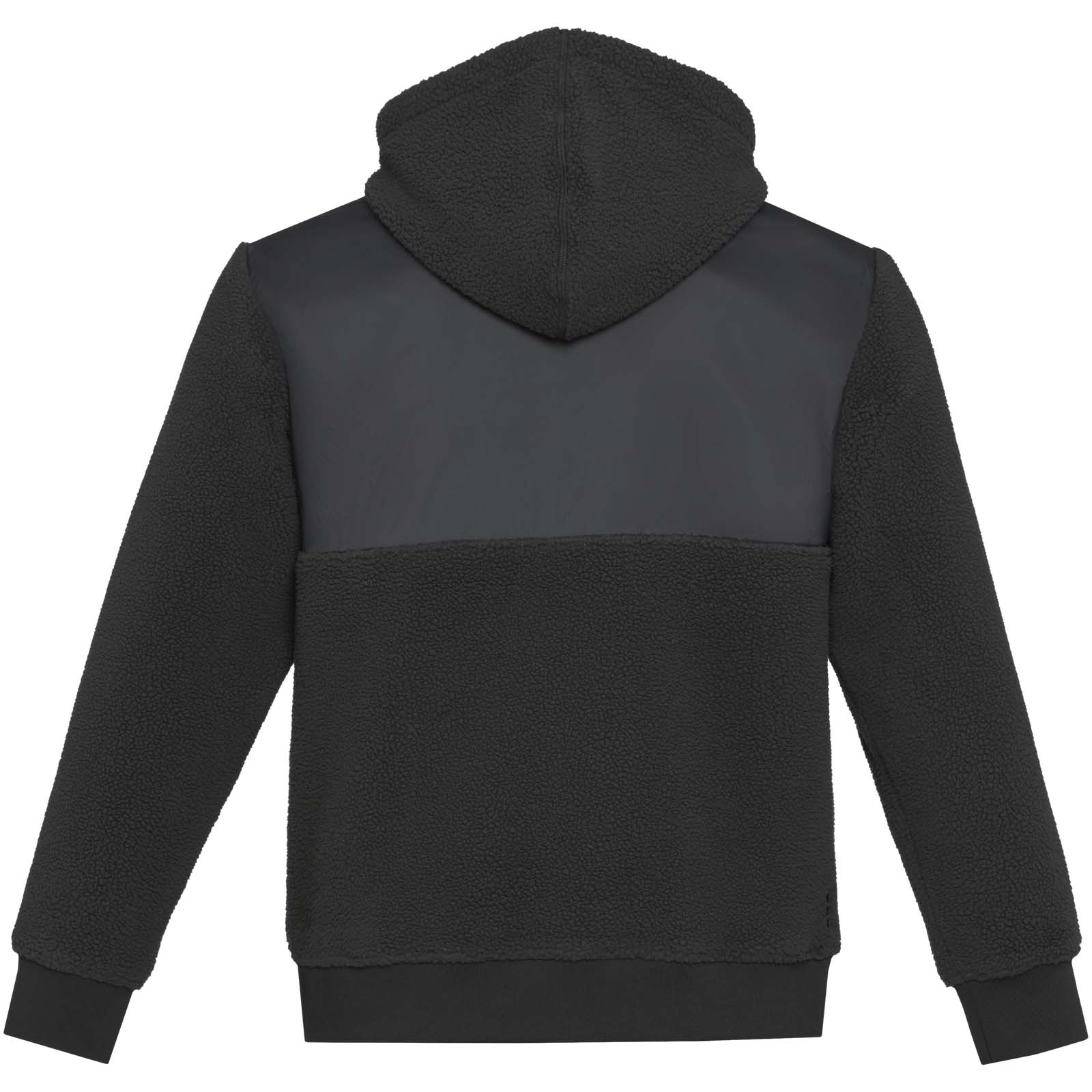 Evans 370 g/m² Sherpa Fleecepullover Half-Zip Unisex schwarz