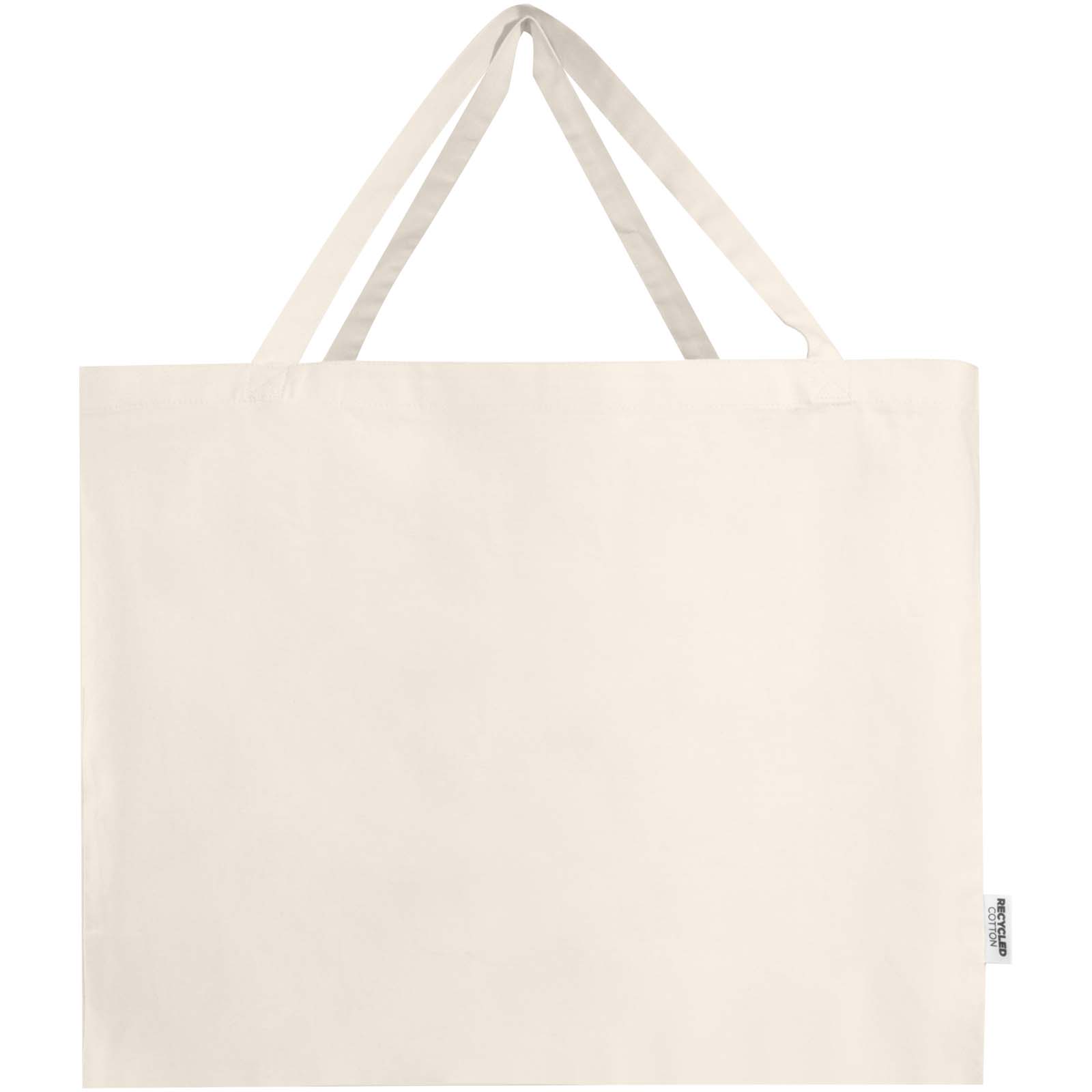 Odessa 220 g/m² Baumwoll Tragetasche aus GRS recycelter Baumwolle 40L natur