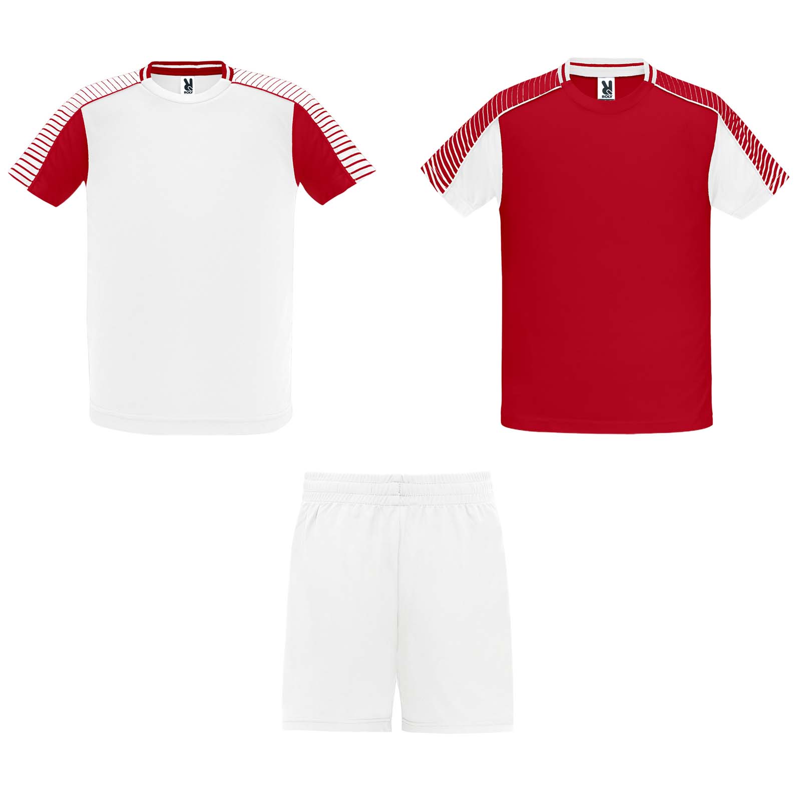 Juve 140 g/m² Sport-Set für Kinder weiss, rot