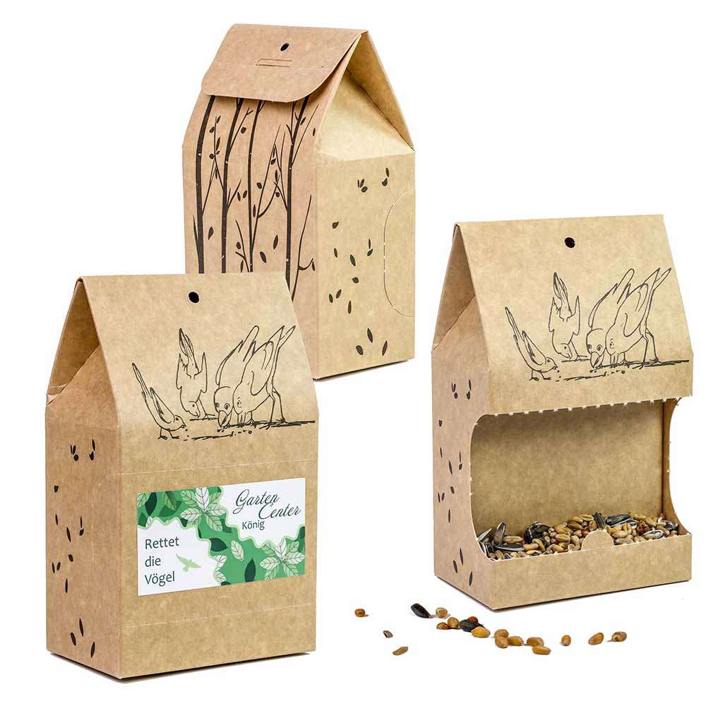 Vogelfutter To-Go - Weihnachten