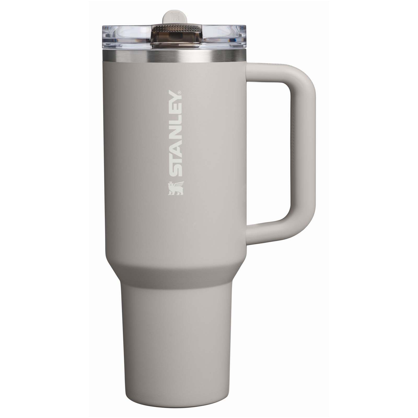 Stanley Quencher® ProTour 1180 ml Thermobecher aus recyceltem Edelstahl mit Flip Strohhalm grau