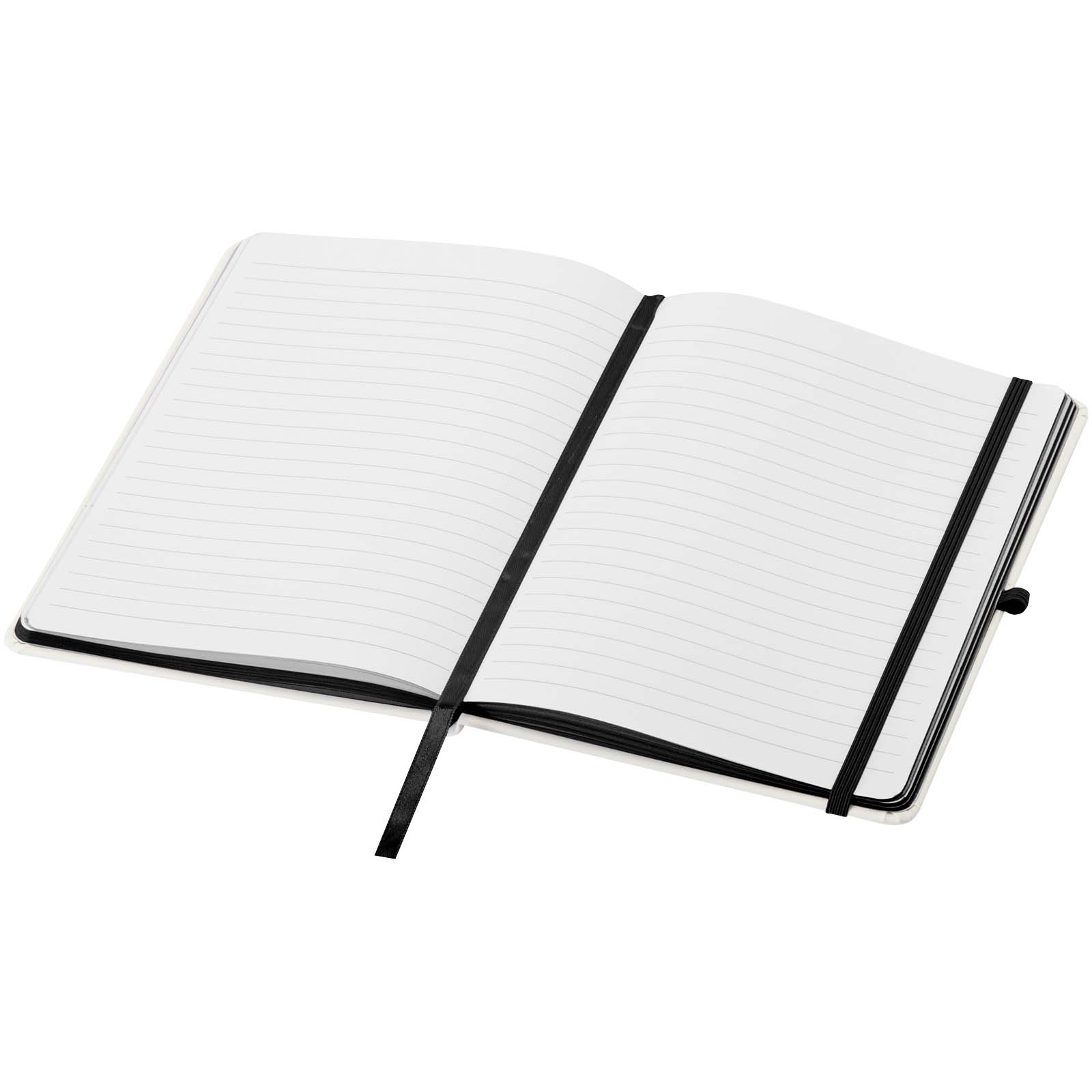 Spectrum A5 Hardcover Notizbuch mit farbigem Schnitt schwarz