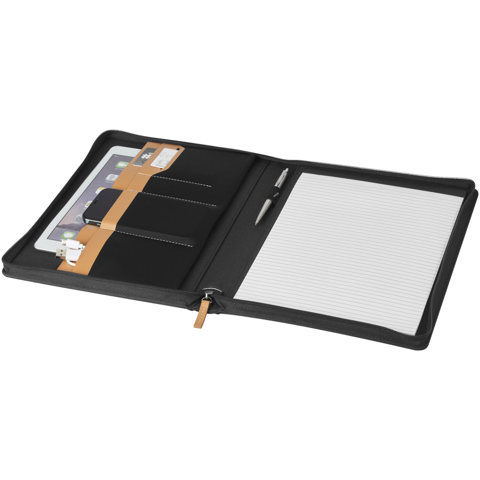 Nomumi A4 Schreibmappe schwarz