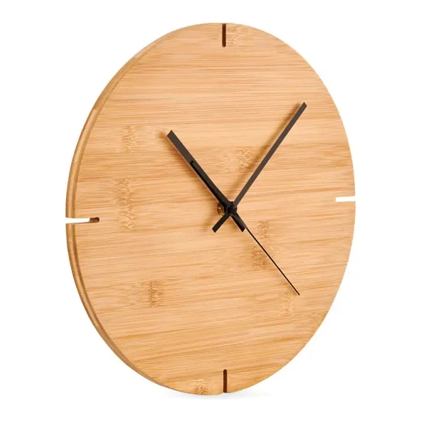Wanduhr Bambus