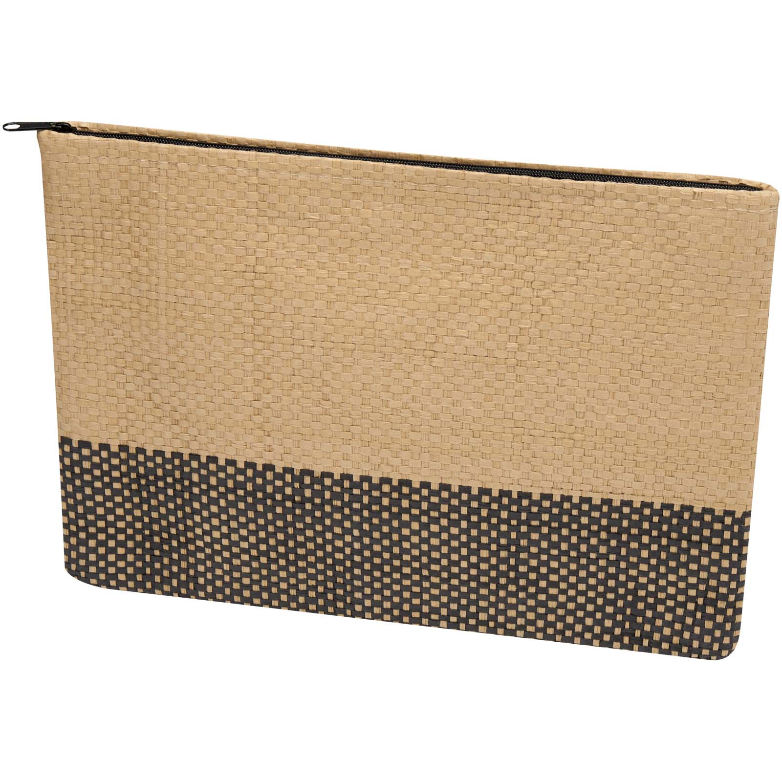 Rhythm Strohpapier Beutel mit Reißverschluss, 3 l schwarz