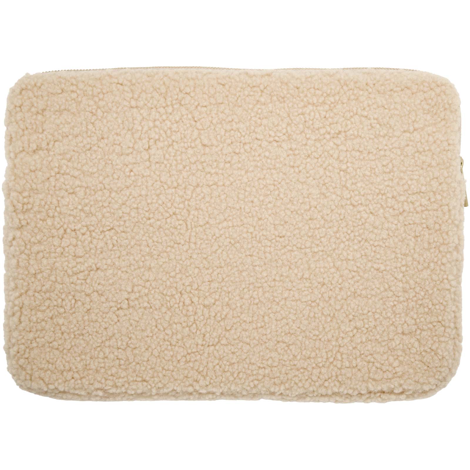 Bear 13" GRS-recycelte Sherpa Laptophülle 2 L natur