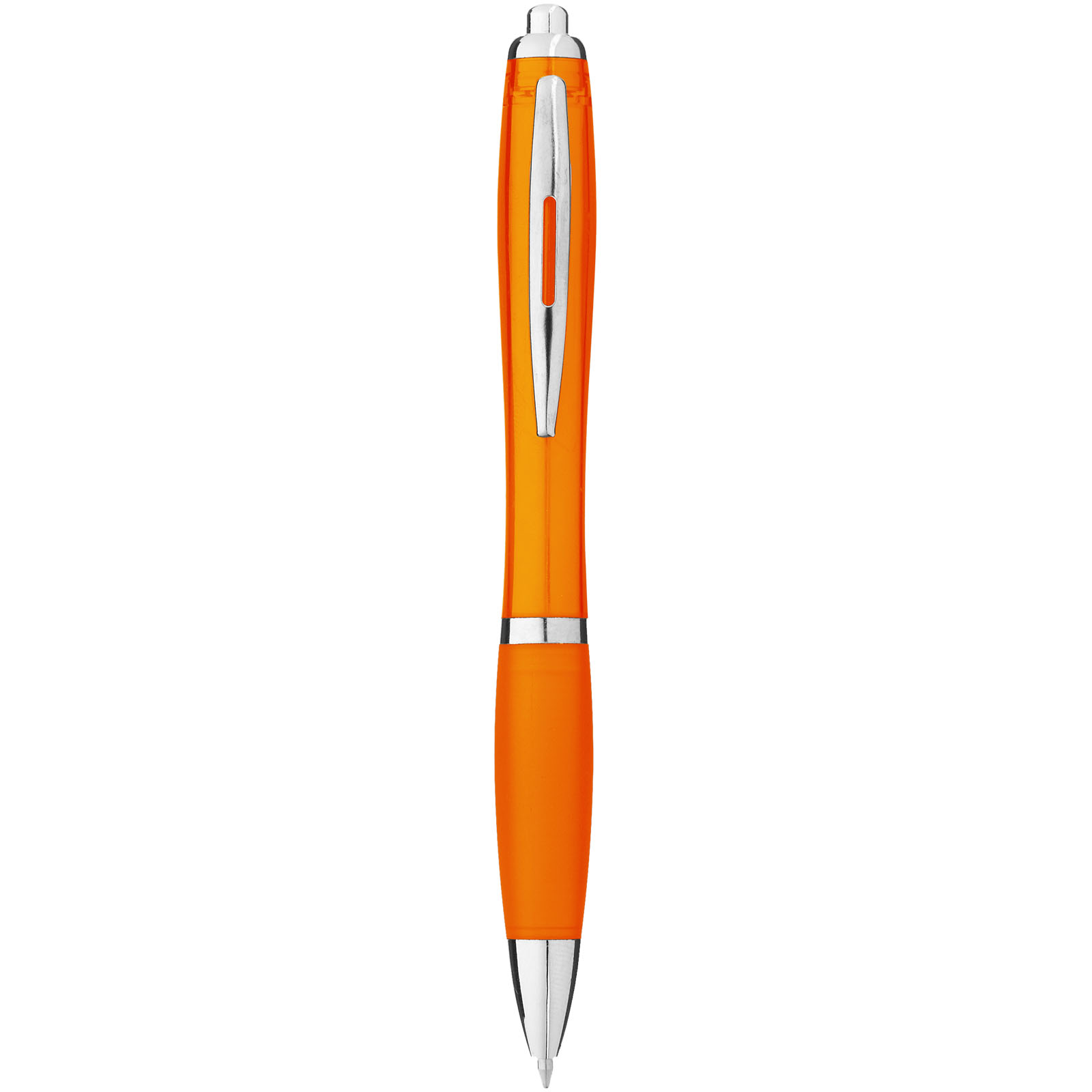 Nash Kugelschreiber mit farbigem Schaft und Griff (schwarze Mine) orange