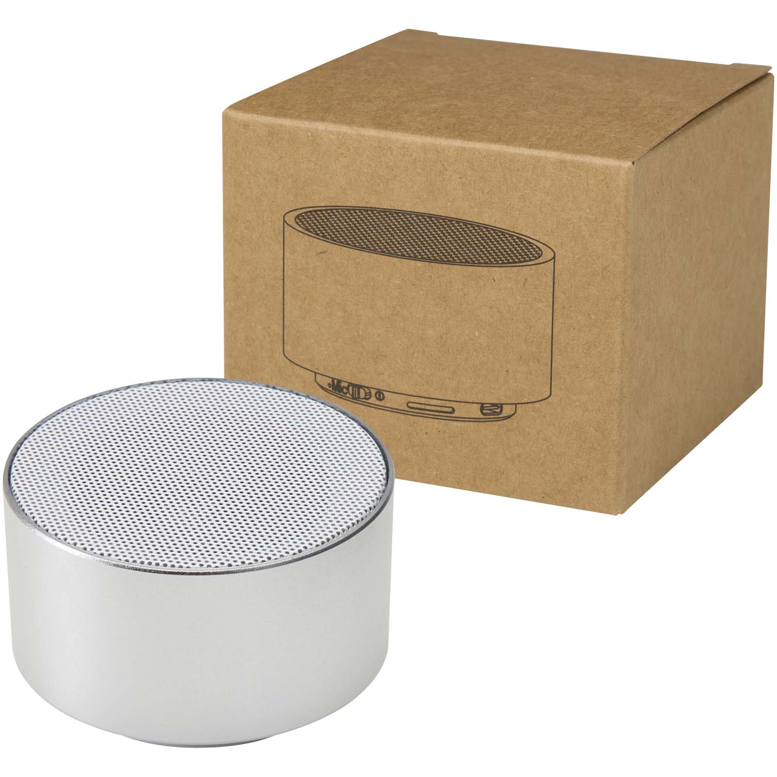 Ankaa 3 W Bluetooth® Lautsprecher aus recyceltem Aluminium silber