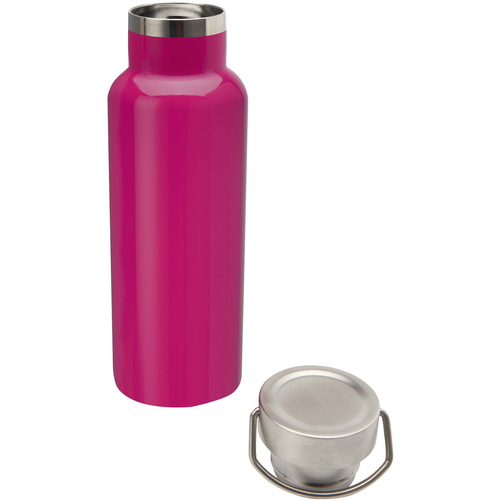 Thor 500 ml RCS-zertifizierte Trinkflasche aus Edelstahl rosa