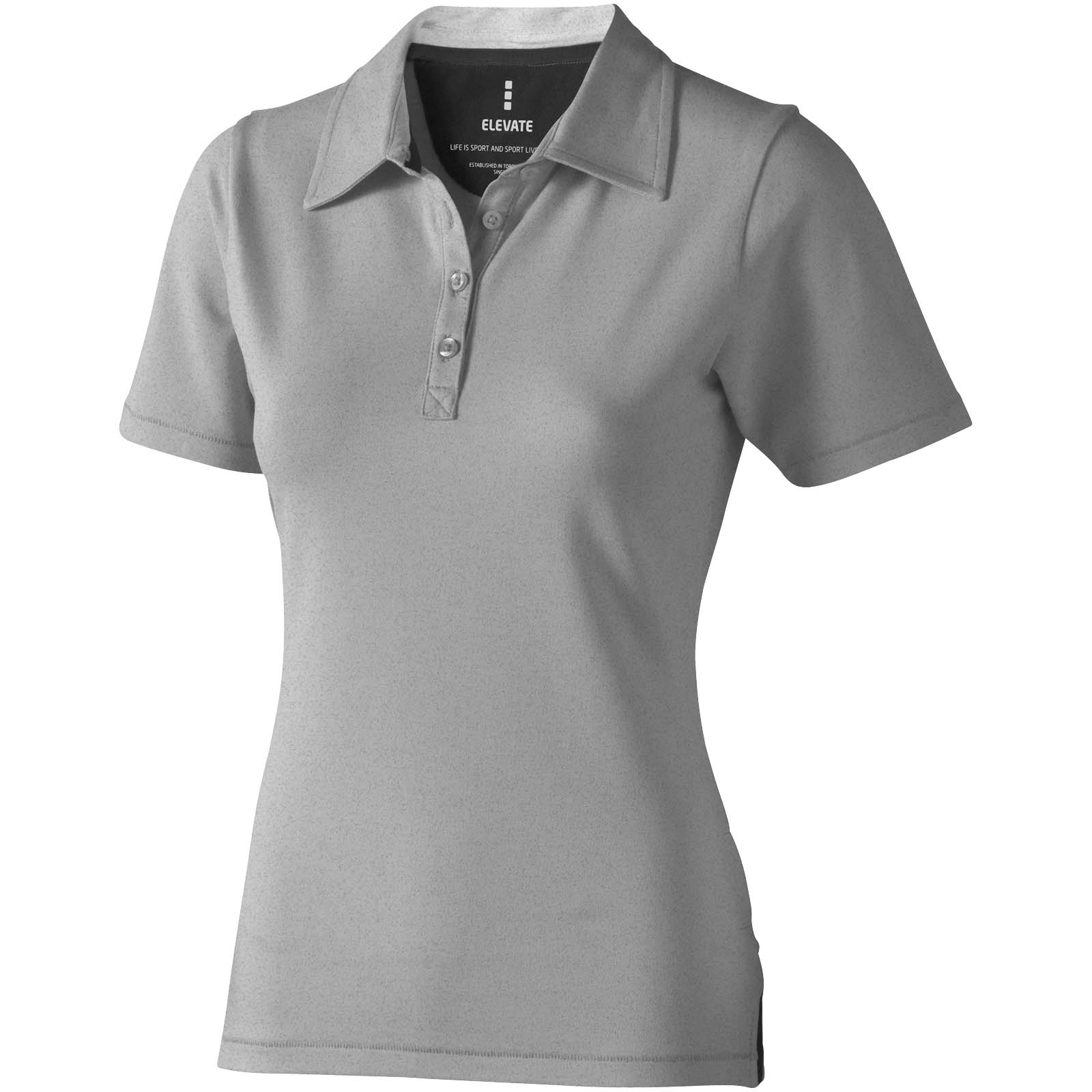 Markham 200 g/m² Stretch Poloshirt für Damen grau meliert