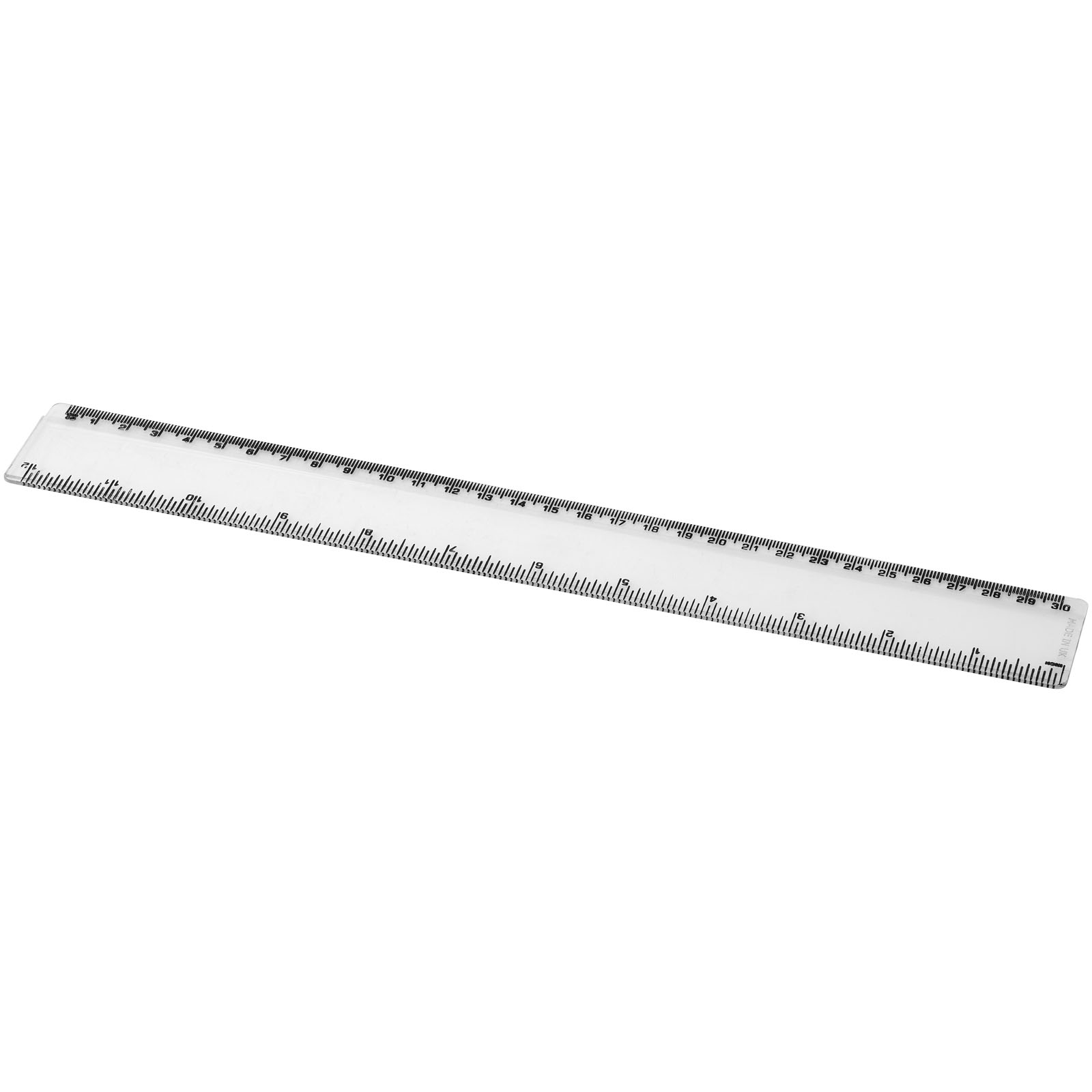 Renzo 30 cm Kunststofflineal transparent klar