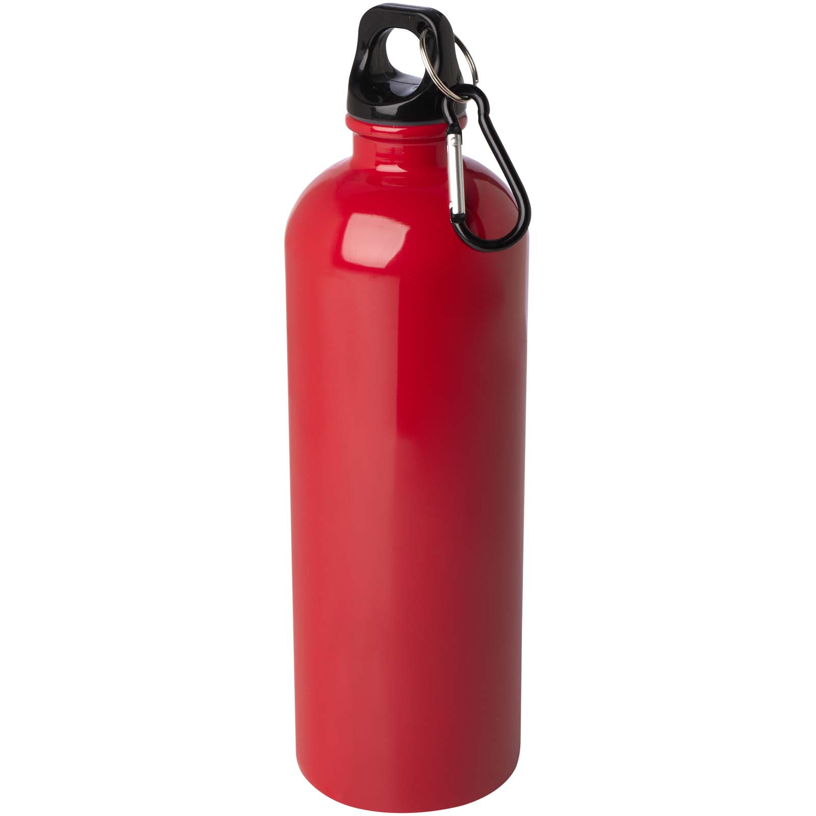 Oregon 750 ml RCS-zertifizierte, einwandige Trinkflasche aus Edelstahl mit Karabinerhaken rot