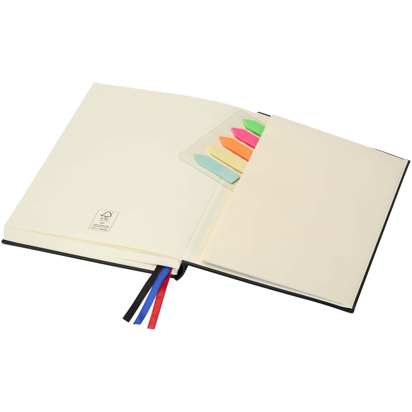 Alder A5 Hardcover Notizbuch schwarz